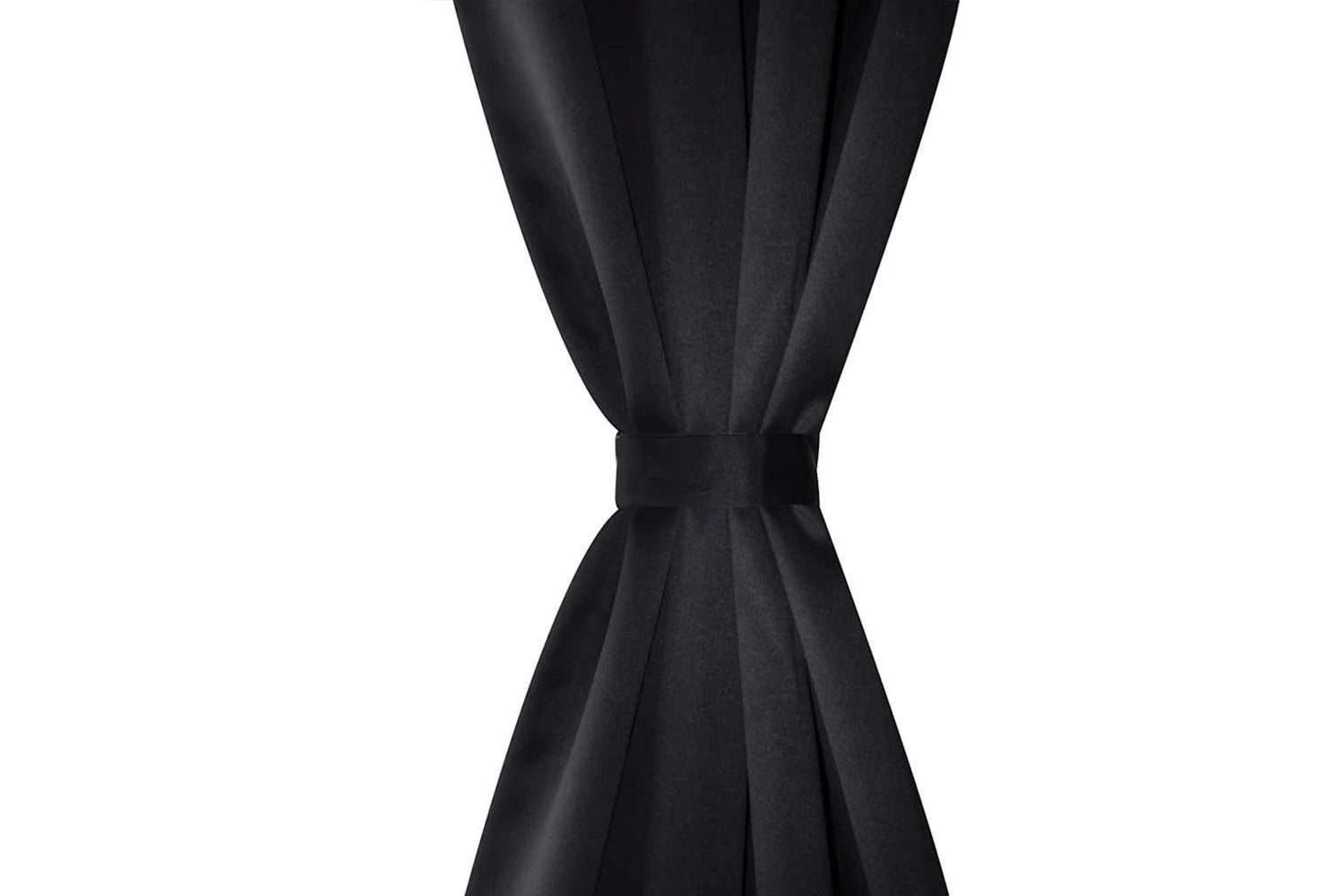 vidaXL 132203 Blackout Curtain With Metal Eyelets 270x245cm Black-4