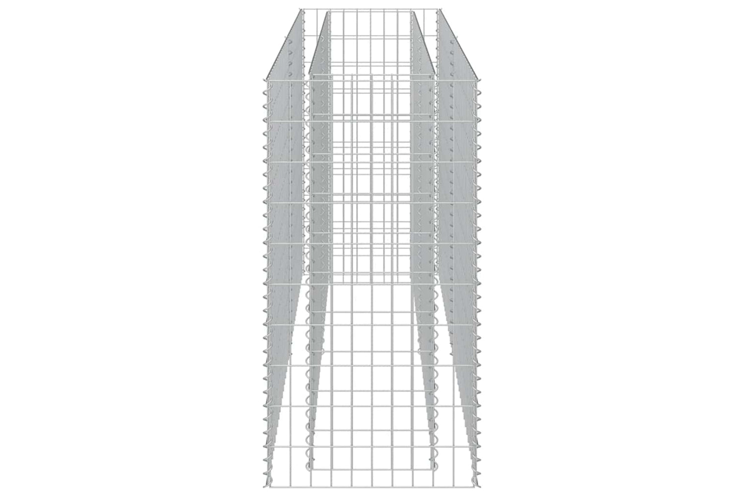 vidaXL 143558 Gabion Raised Bed Galvanised Steel 180x50x100cm-5