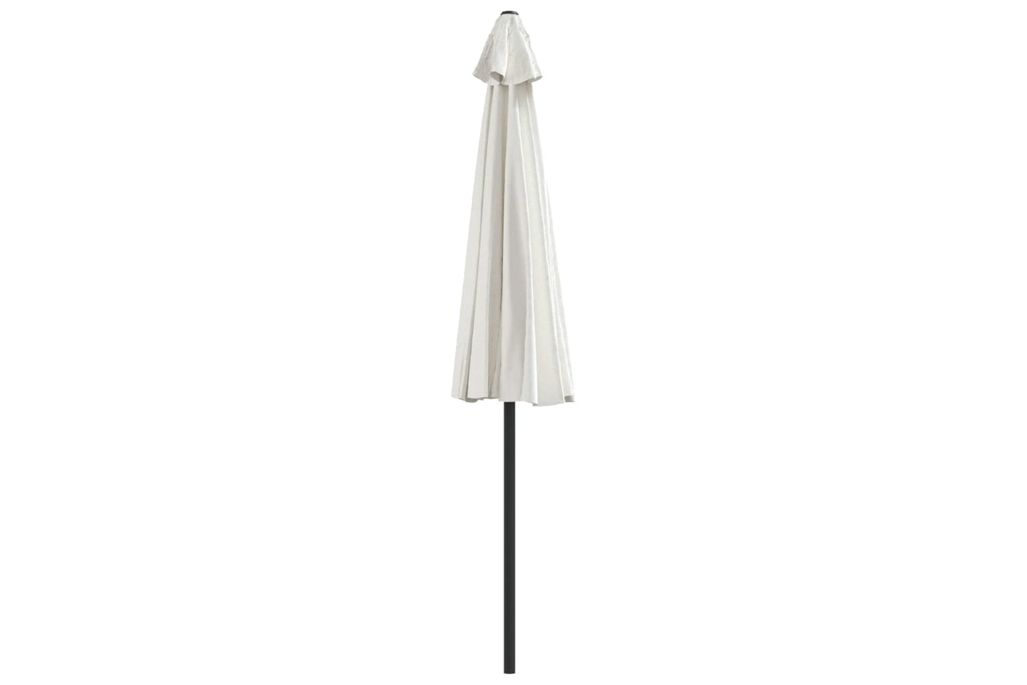 vidaXL 44587 Balcony Parasol With Aluminium Pole Sand 270x144cm Half-4