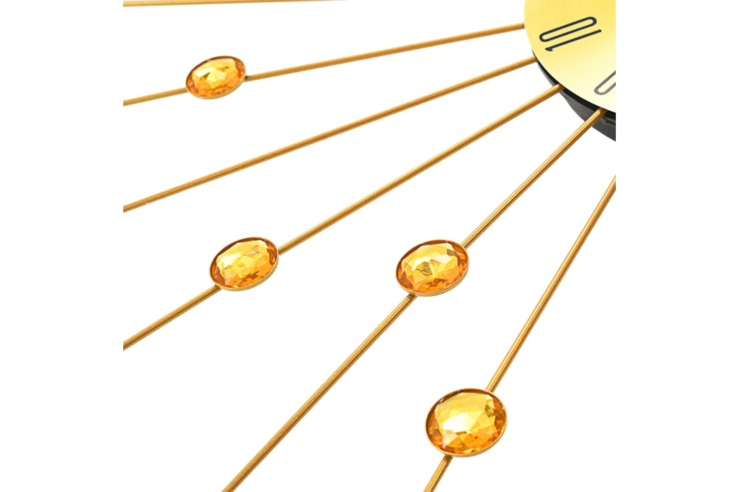 Vidaxl 283857 Metal Wall Clock 70 cm | Golden-5