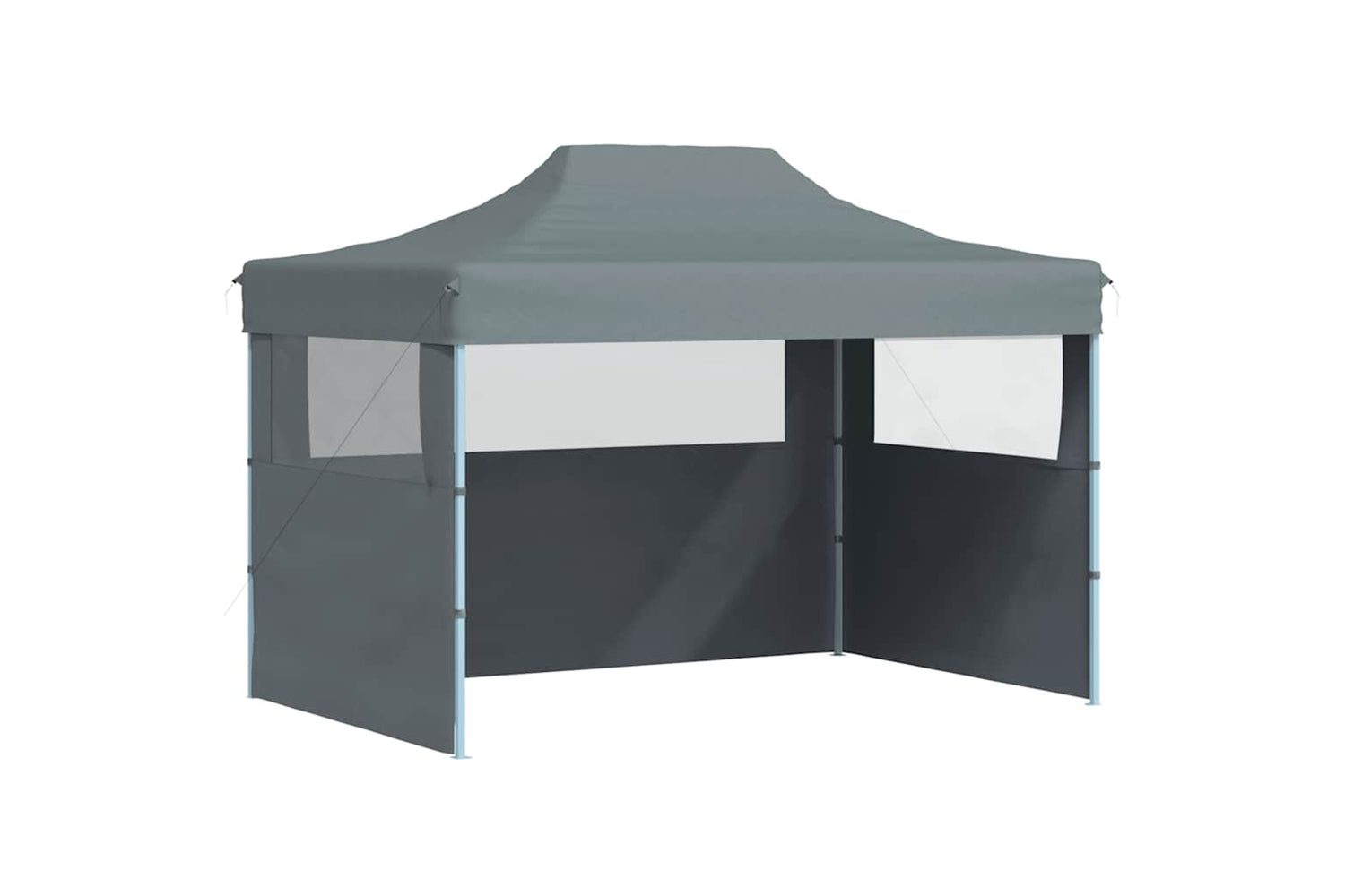 Vidaxl Professional Folding Party Tent With 3 Sidewalls 3x4 M Steel Anthracite