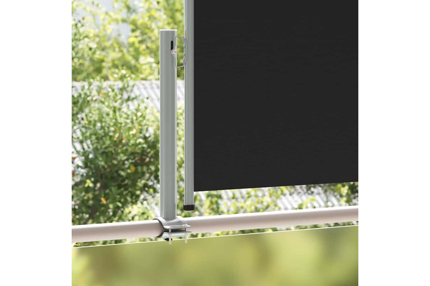 vidaXL 45184 Patio Retractable Side Awning 100 X 300cm Black-2