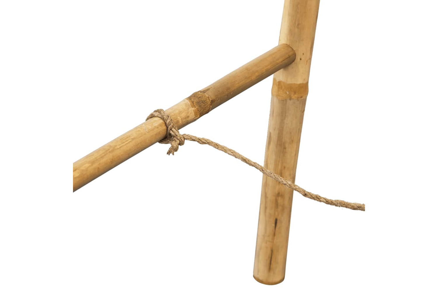 vidaXL 243714 Double Towel Ladder With 5 Rungs Bamboo 50x160cm-7