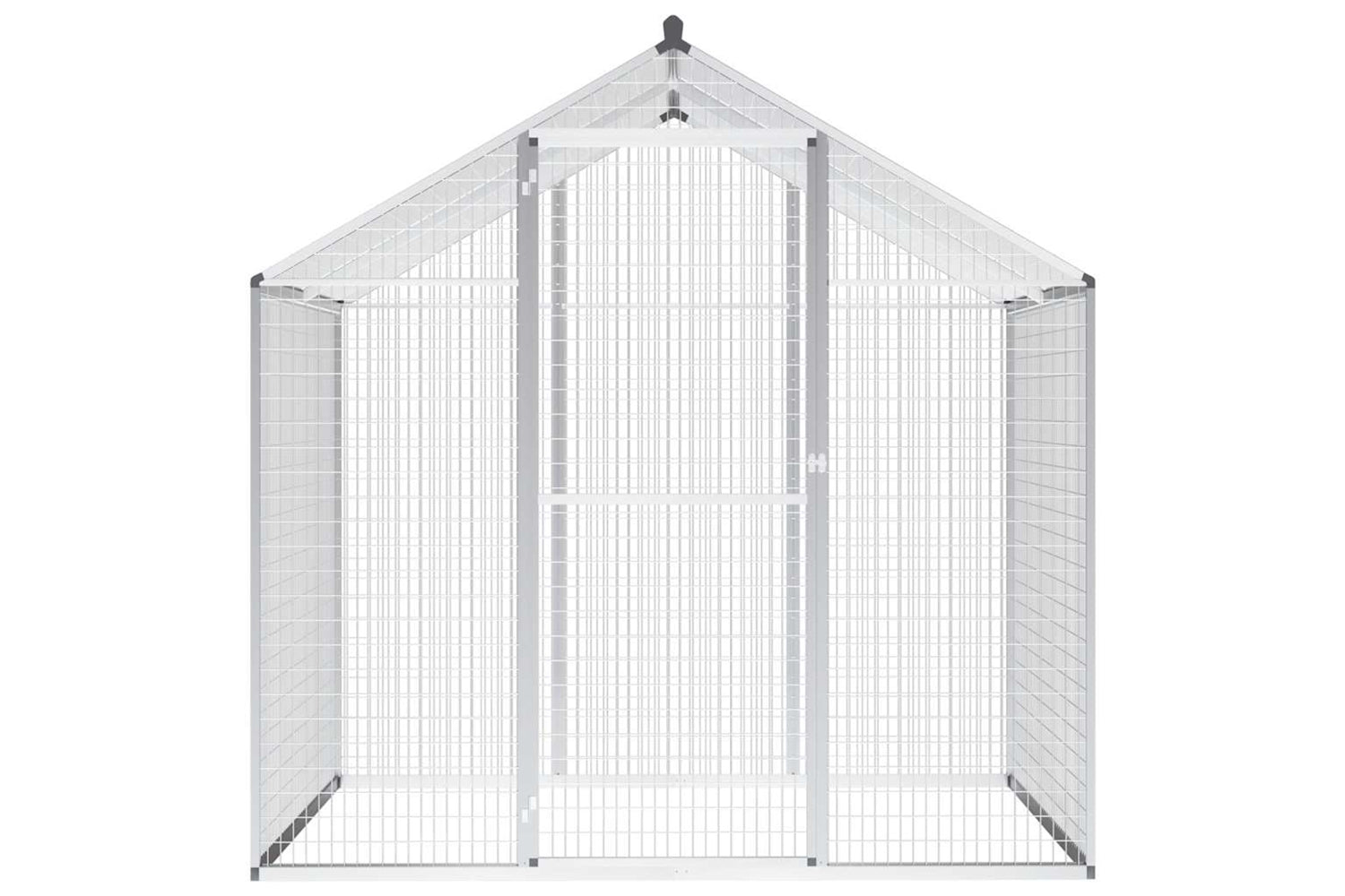 Vidaxl Outdoor Aviary Aluminium 178x122x194 Cm-2