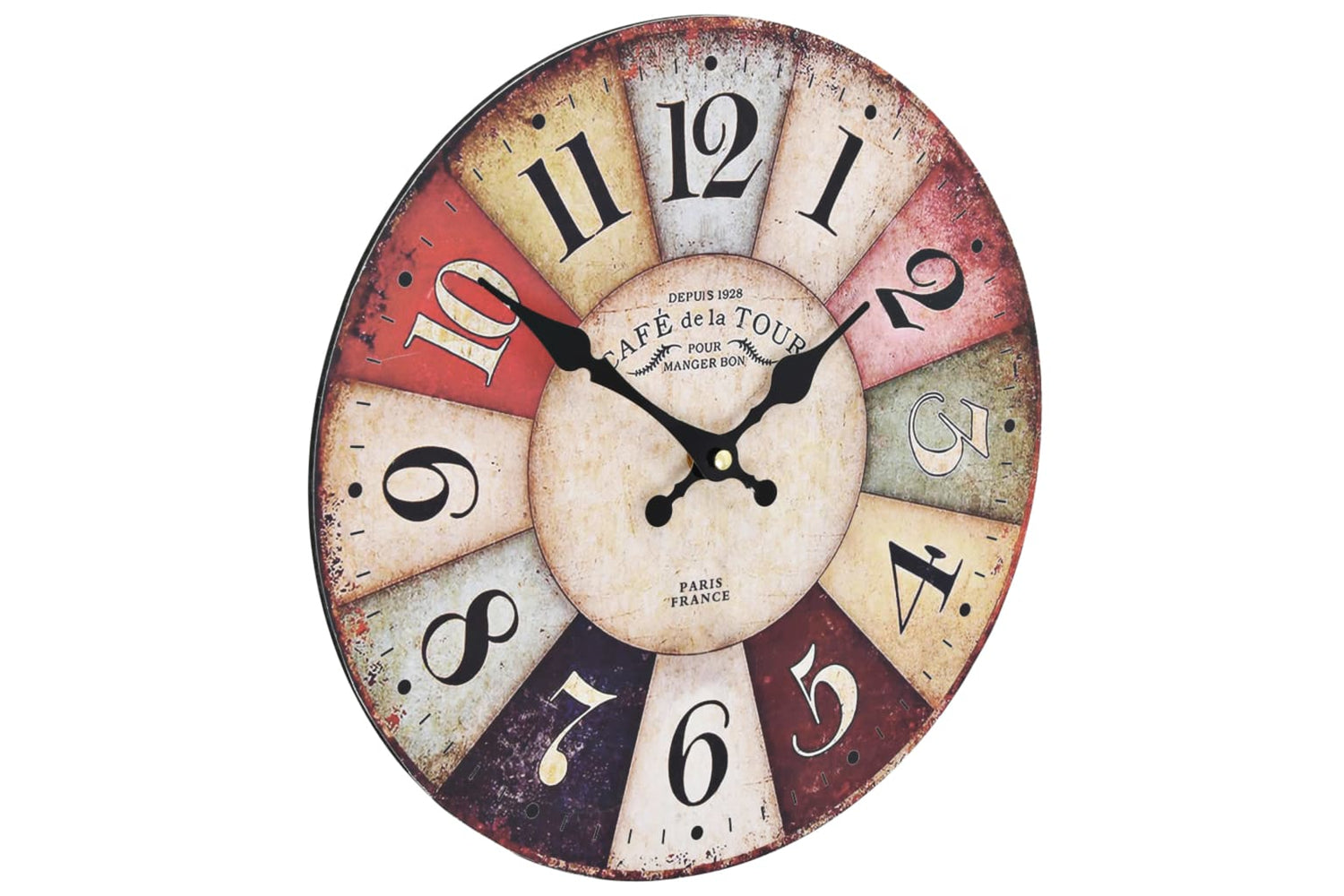Vidaxl 50629 Vintage Wall Clock 30 cm | Multicolour-2