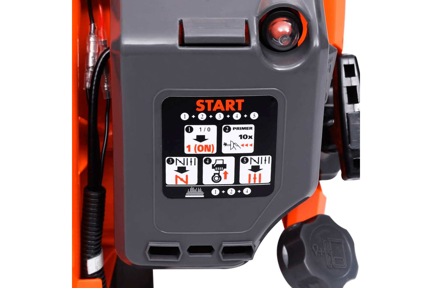 Vidaxl 145828 Petrol Backpack Leaf Blower 900 MÃ¢Â³/h 42.7 Cc-7