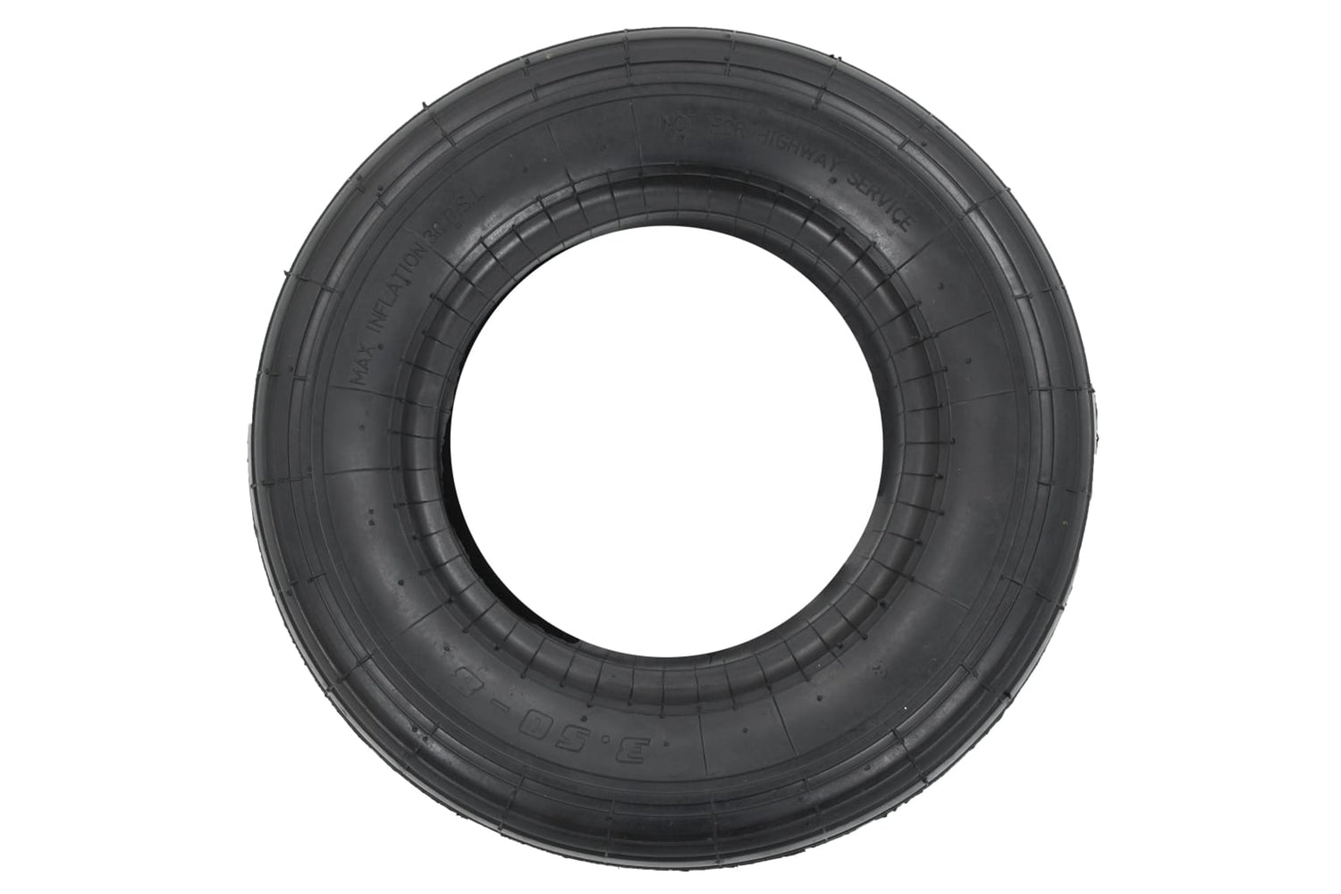 Vidaxl 145271 Wheelbarrow Tyre 3.50-8 4pr Rubber-2