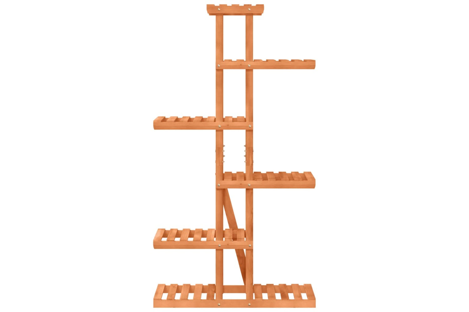 vidaXL 362866 Flower Stand 75x25x140.5cm Solid Wood Fir-3