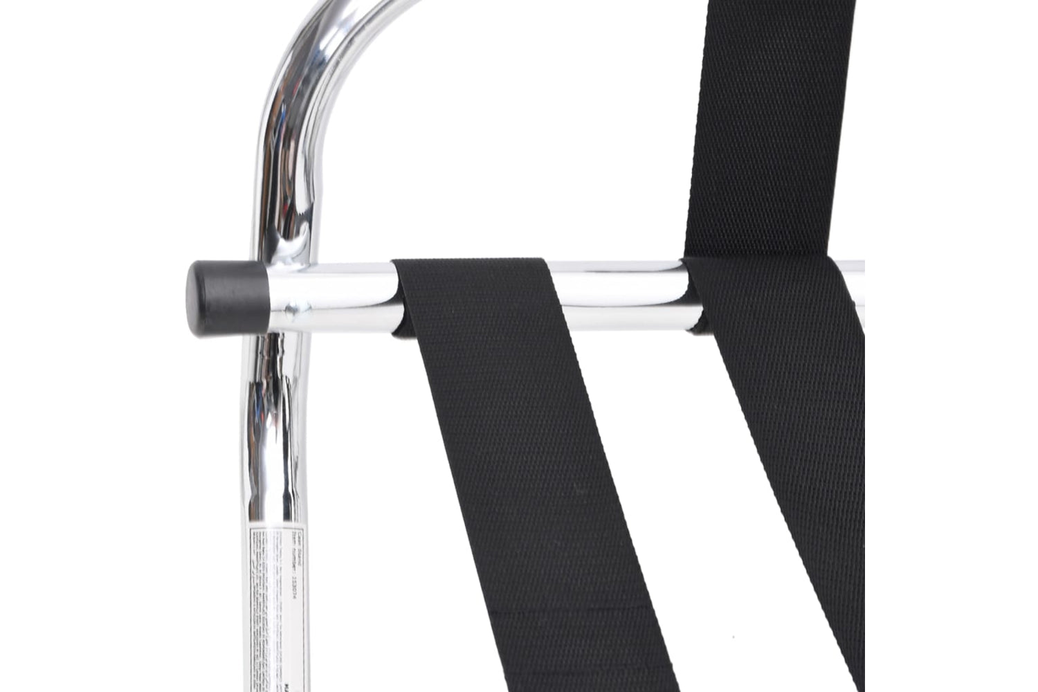 vidaXL 153074 Luggage Rack With Backrest Silver 56x39x52cm-6