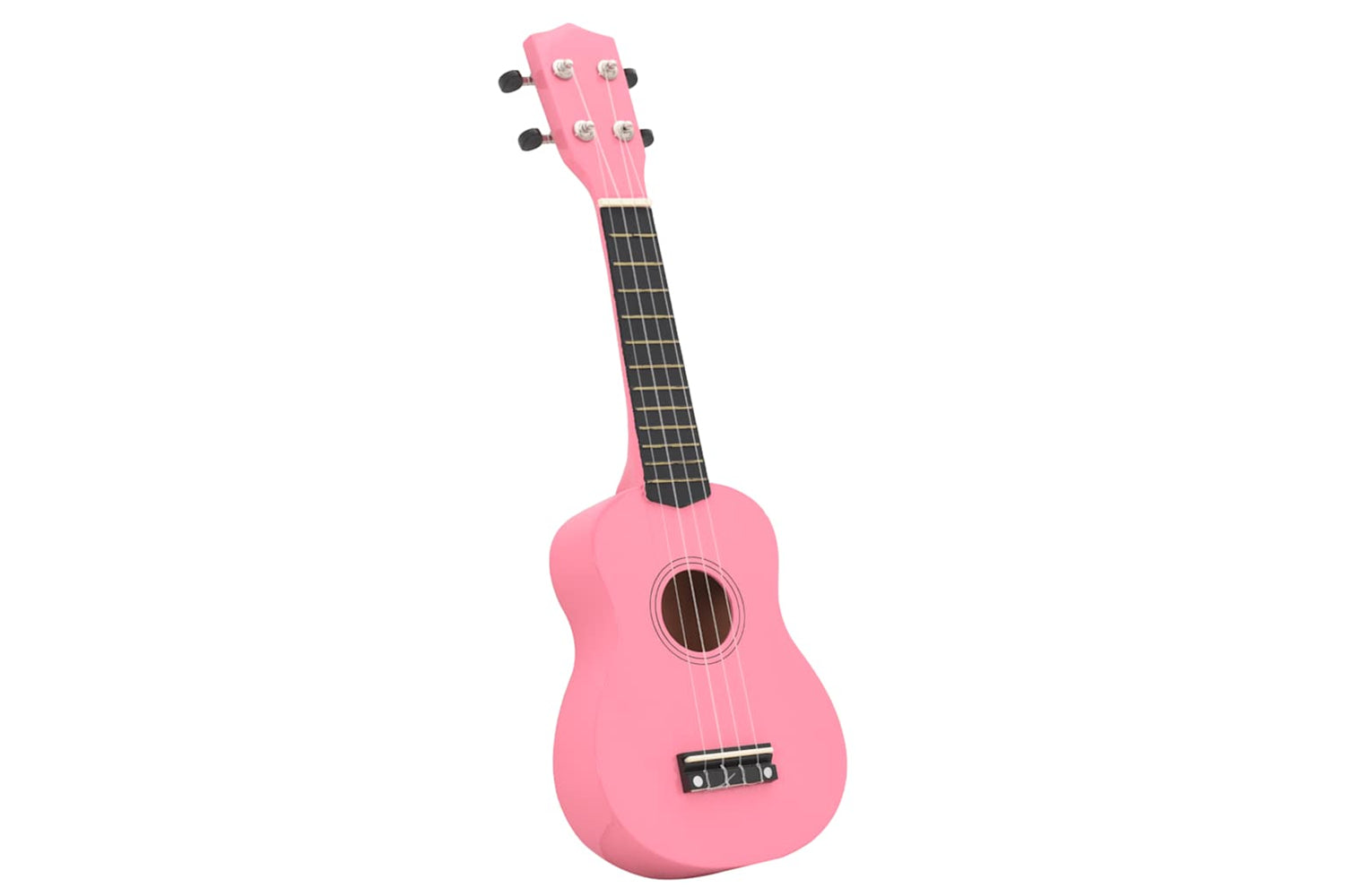 vidaXL 70153 Soprano Ukulele Set With Bag For Kids Pink 23"-2
