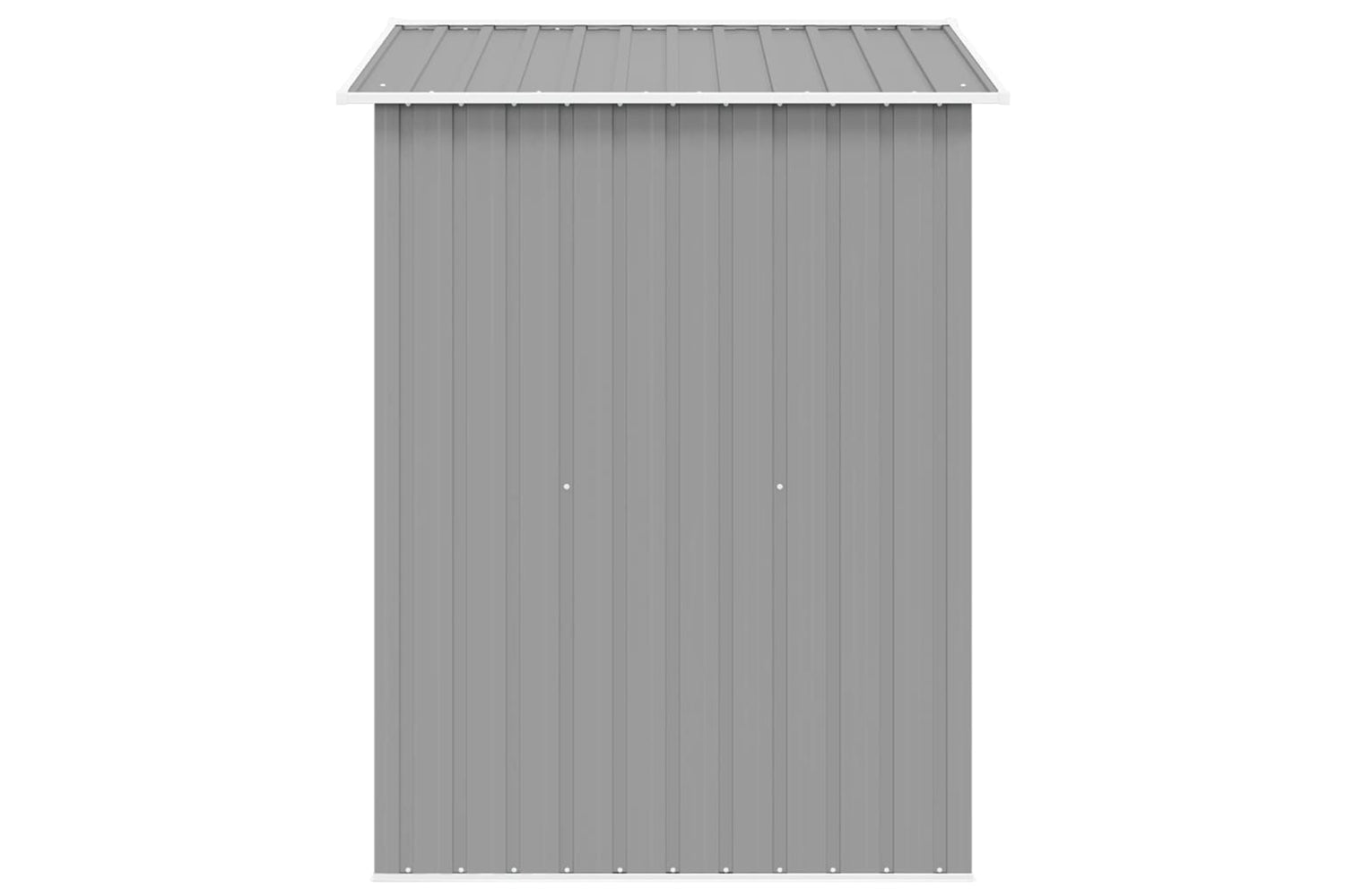 vidaXL 42983 Garden Storage Shed Grey Metal 204x132x186cm-6