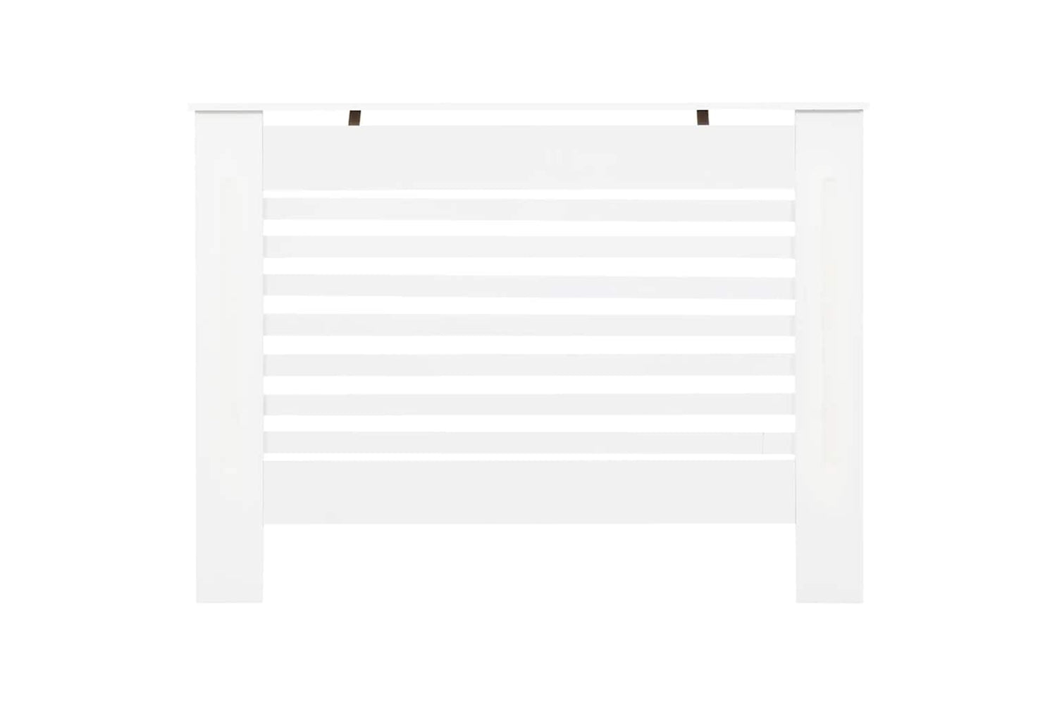 vidaXL 3051374 Radiator Covers 2 Pcs White 112x19x81.5cm Mdf-4