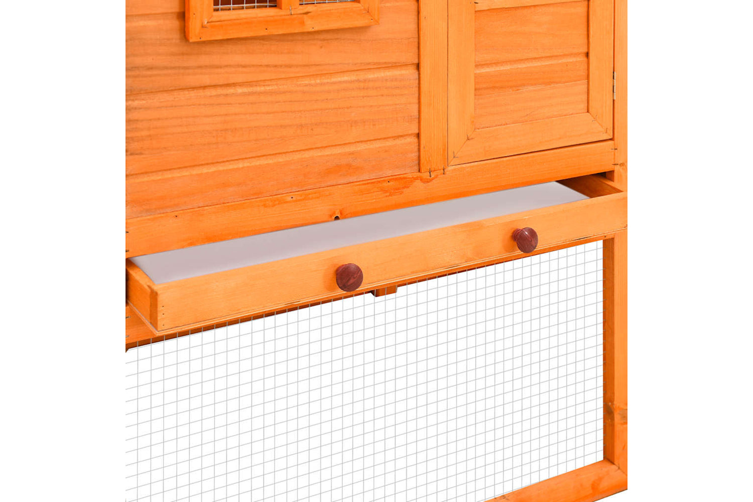 Vidaxl 170864 Chicken Coop With Nest Box Solid Fir Wood-8
