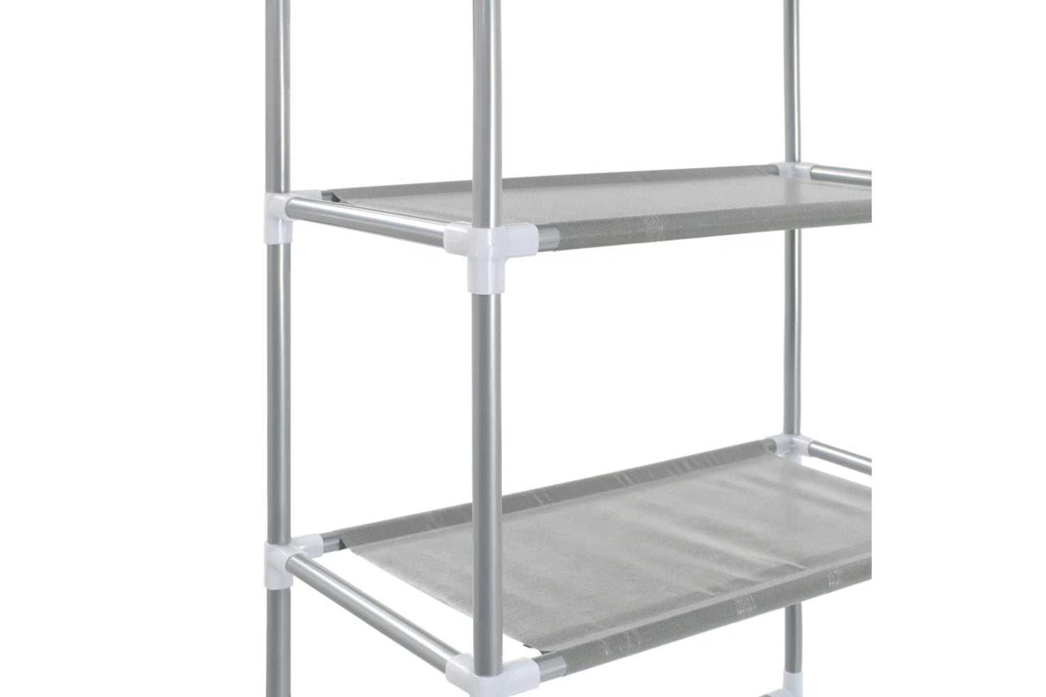 vidaXL 282464 3-tier Storage Rack Over Toilet Silver 53x28x169cm-6