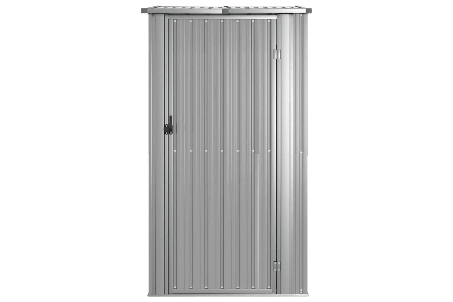 vidaXL 150900 Garden Shed Grey 118.5x97x209.5cm Galvanised Steel-3