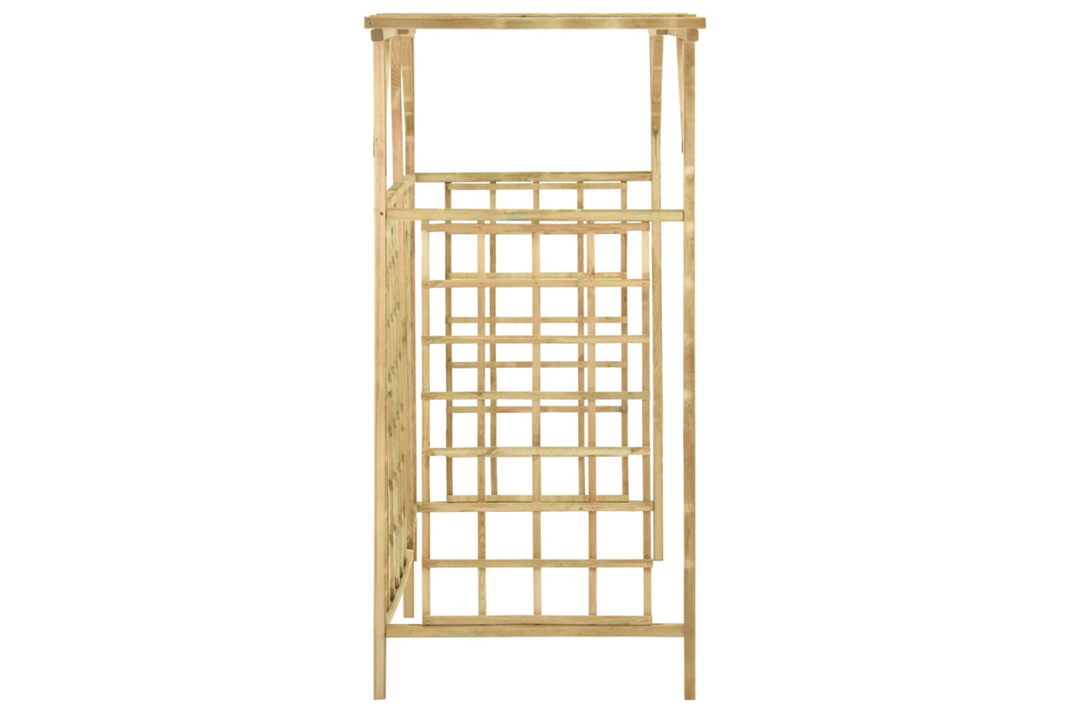 Vidaxl 316064 Garden Pergola For Triple Bins Impregnated Pinewood-3