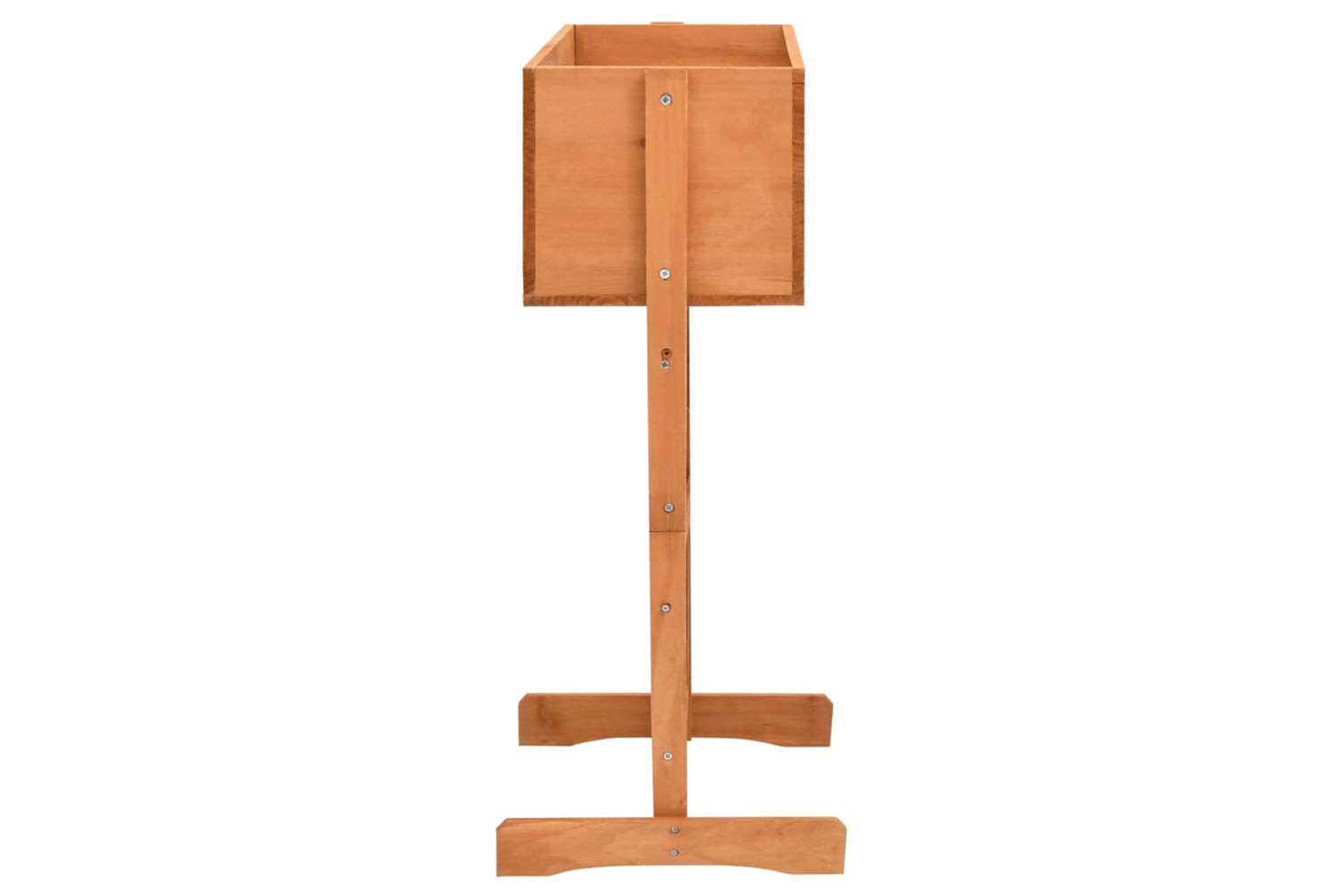 vidaXL 314838 Garden Trellis Planter Orange 45x30x74cm Solid Firwood-3