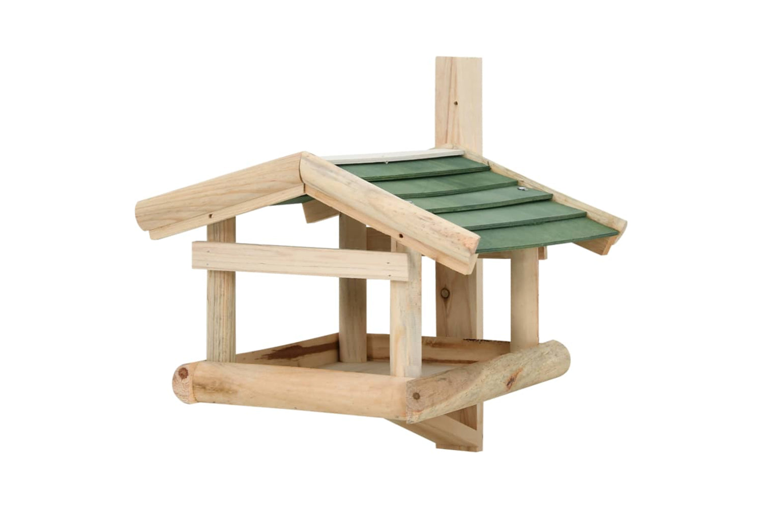vidaXL 314818 Bird Feeder Solid Wood 35x29.5x21cm-3