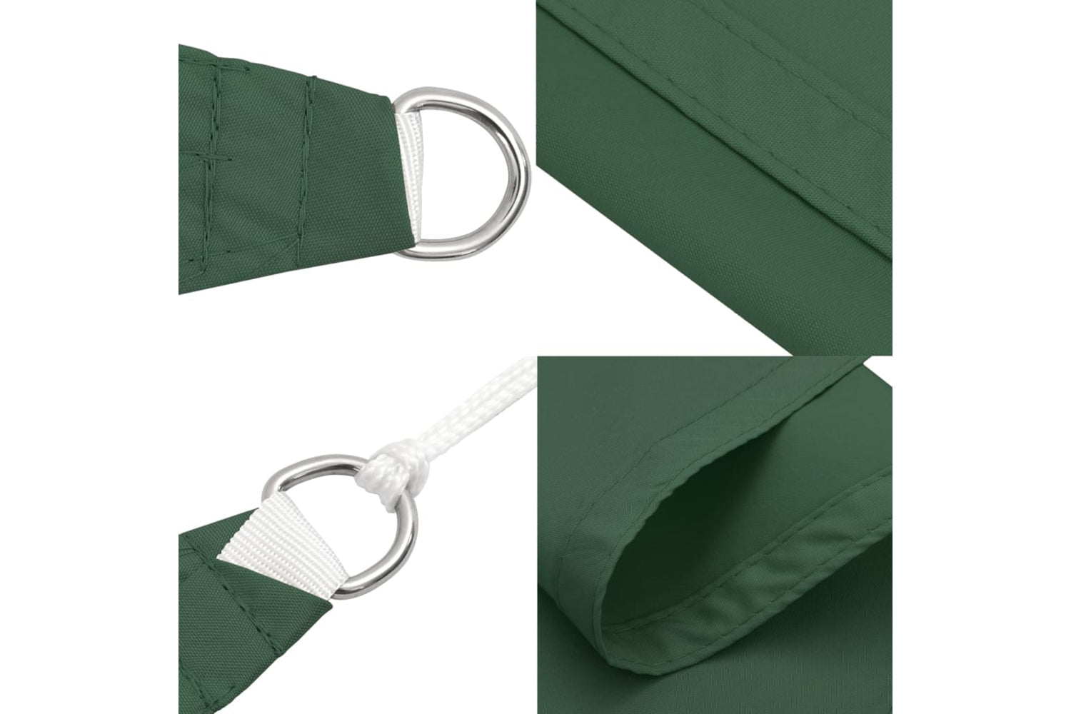 Vidaxl 135506 Sunshade Sail Oxford Fabric Triangular 4x4x4 M Dark Green-6