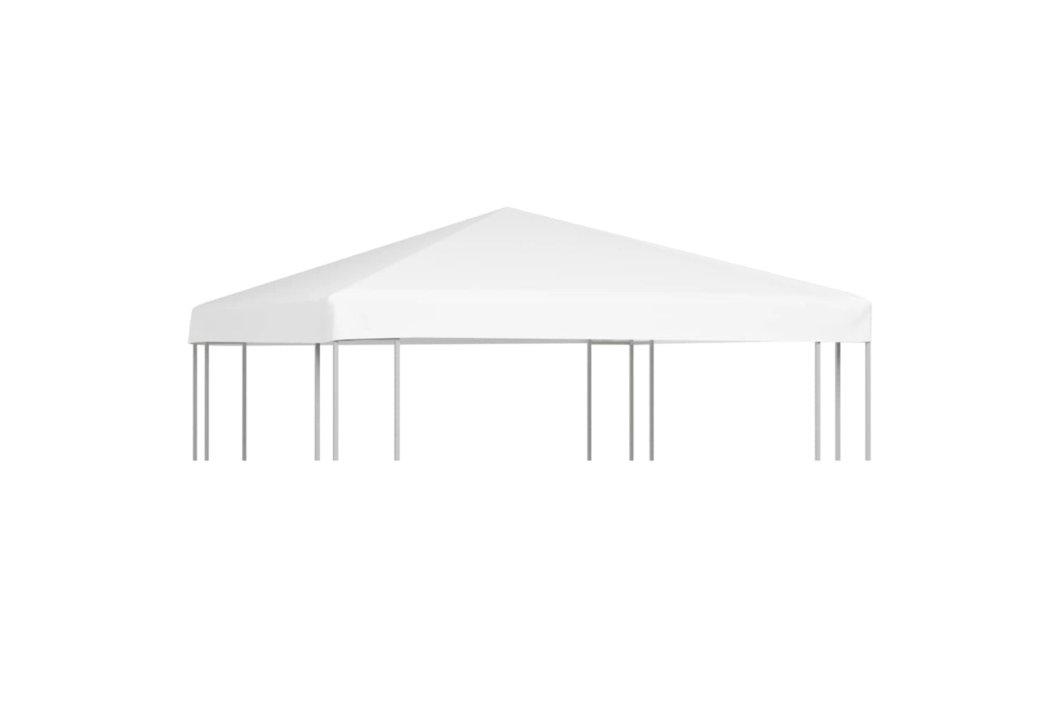 Vidaxl 312080 Gazebo Top Cover 270 G/mâ² 3x3 M White-2