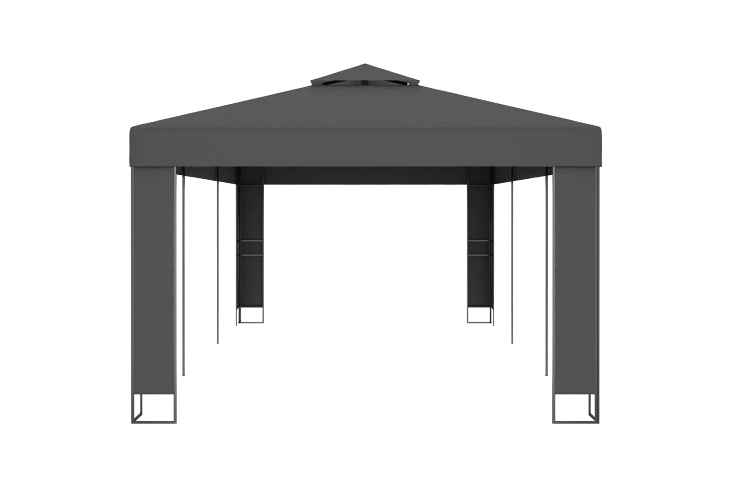 Vidaxl 47953 Gazebo With Double Roof 3x6 M Anthracite-3