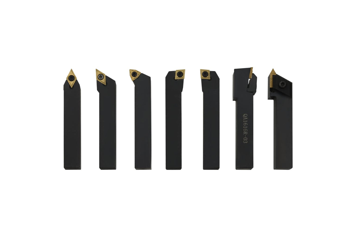 vidaXL 12 Pieces Indexable Turning Tool Set 16x16mm 100mm-7