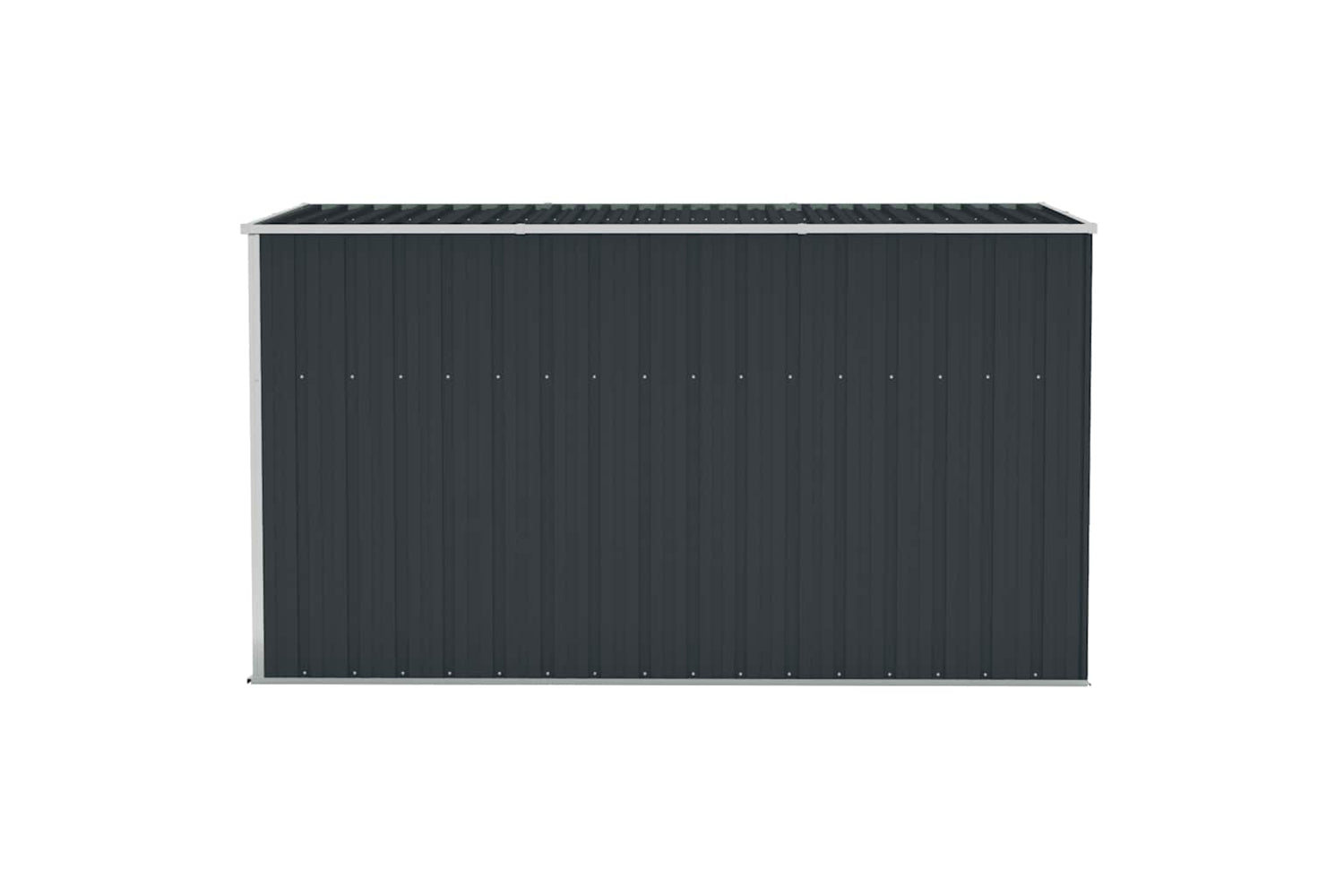 vidaXL 316227 Wall-mounted Garden Shed Anthracite 118x288x178cm Steel-3