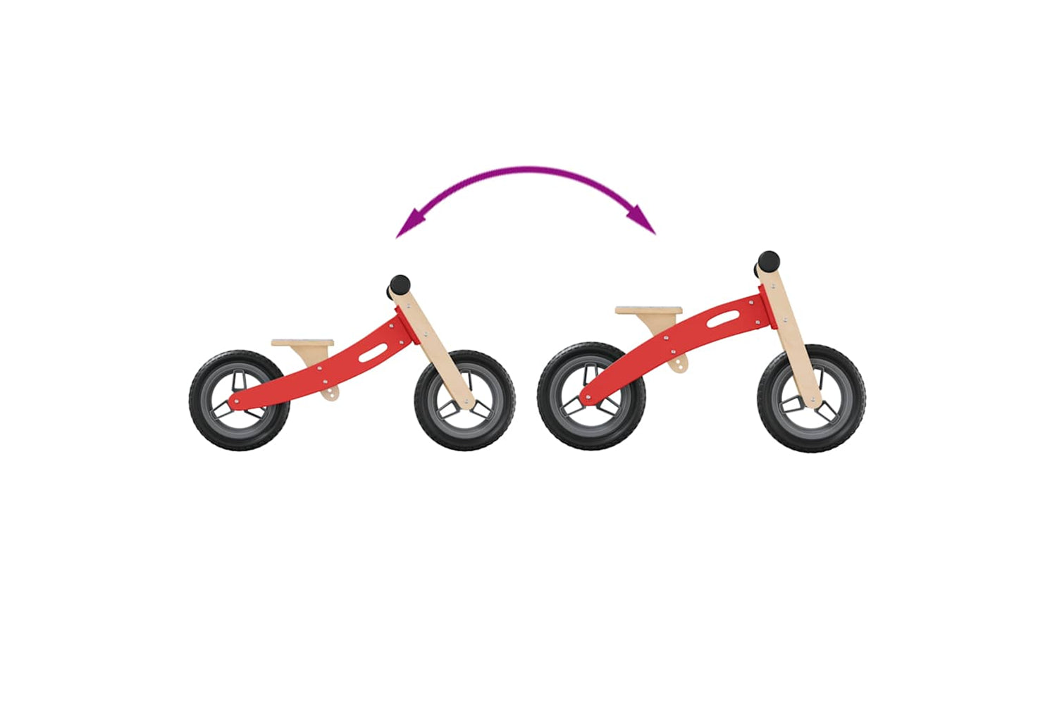 Vidaxl Balance Bike For Children Red-8