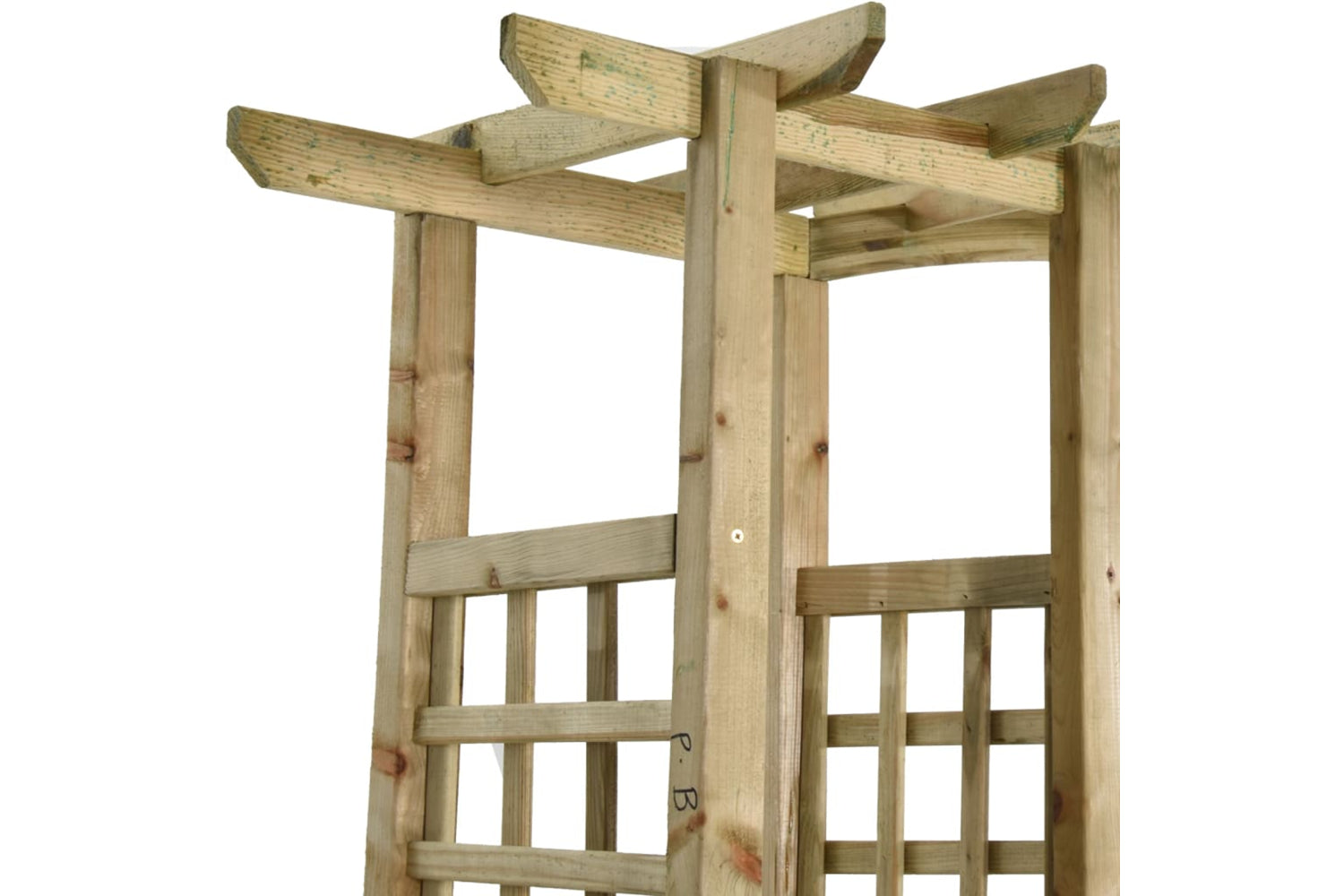Vidaxl 318566 Garden Pergola With Bench&planters Impregnated Solid Wood Pine-4