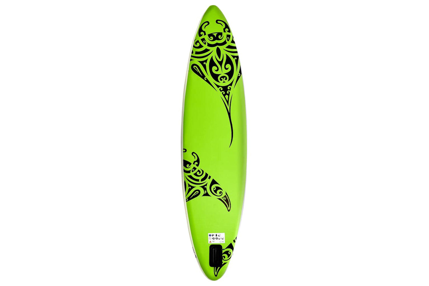 Vidaxl Inflatable Stand Up Paddleboard Set 305x76x15 Cm Green-4