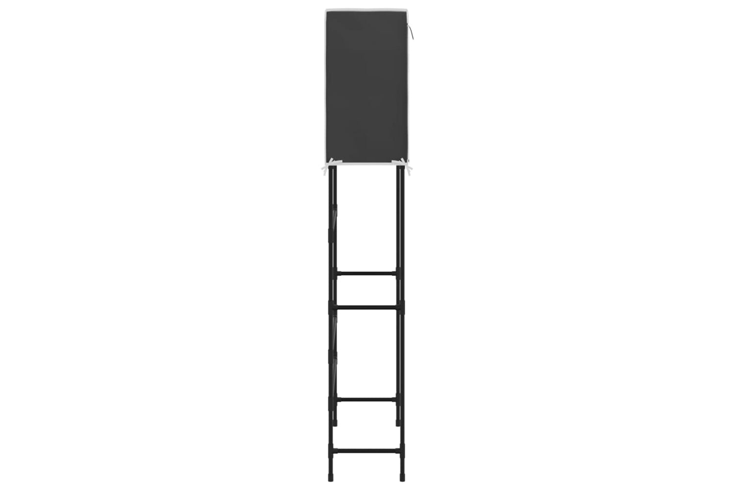 vidaXL 343135 2-tier Storage Rack Over Laundry Machine Black 71x29.5x170.5cm Iron-3