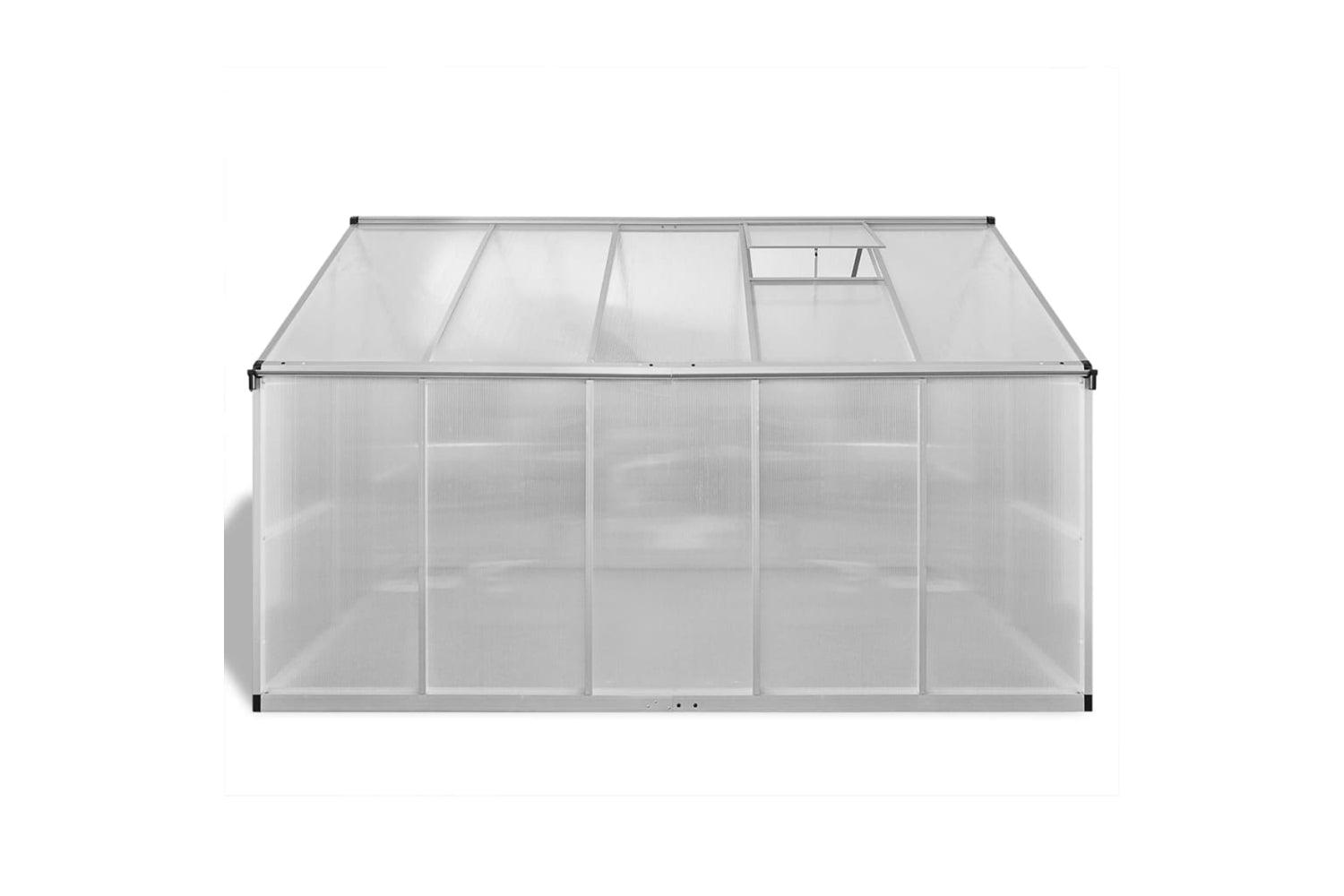 Vidaxl Reinforced Aluminium Greenhouse With Base Frame 7.55 MÂ²-4