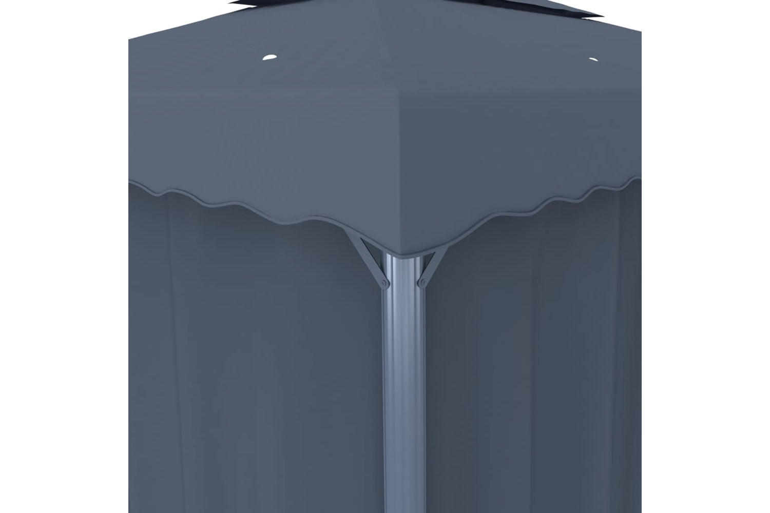 Vidaxl 3053378 Gazebo With Curtain 3x3 M Anthracite Aluminium-5