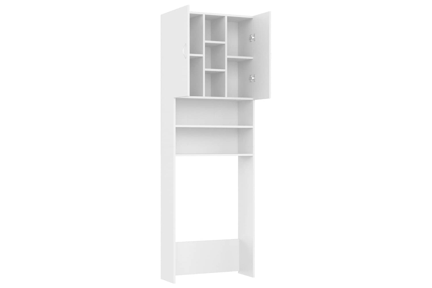 Vidaxl 808422 Washing Machine Cabinet White 64x25.5x190 Cm-4