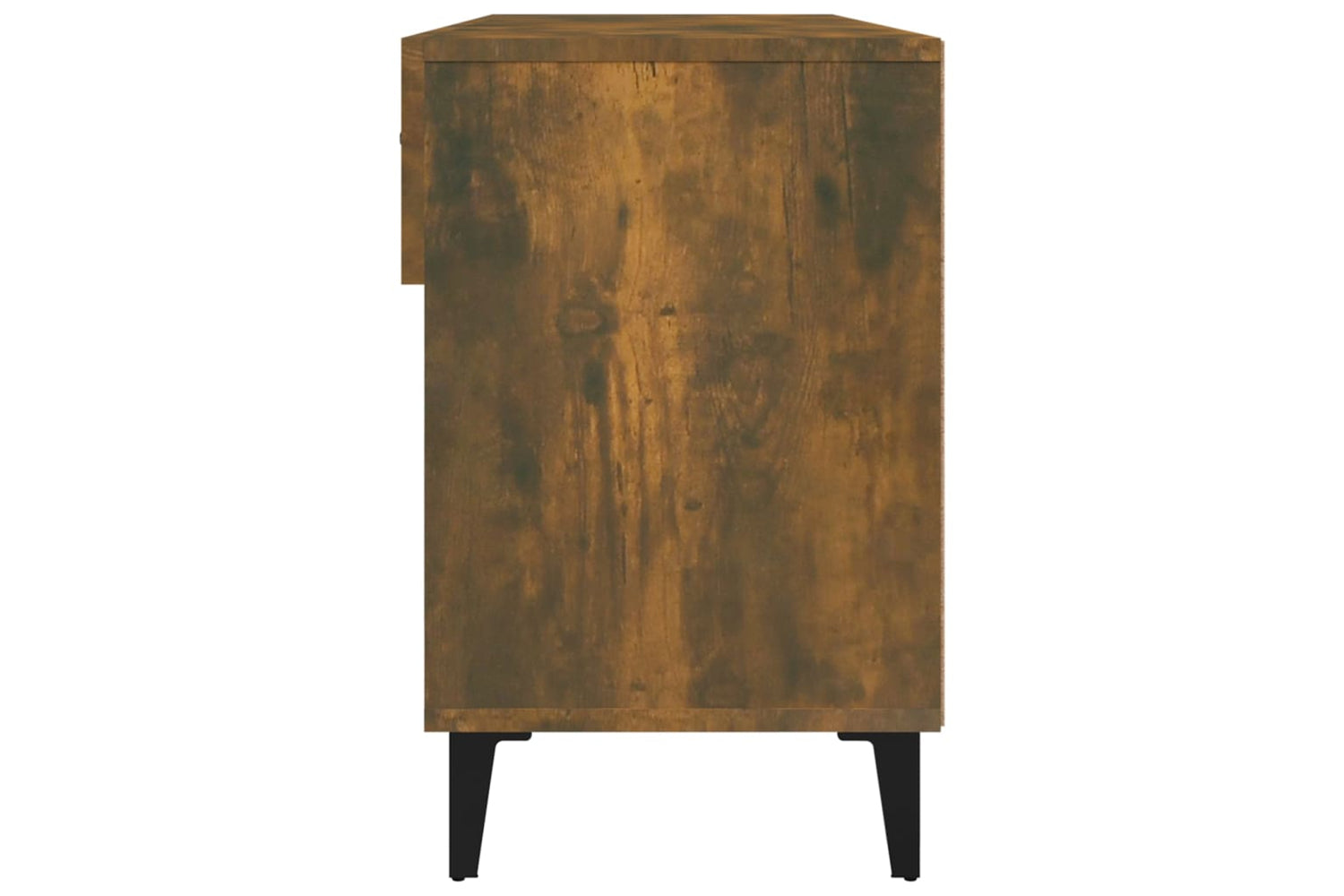 vidaXL 817570 Shoe Cabinet Smoked Oak 102x35x55cm Engineered Wood-7