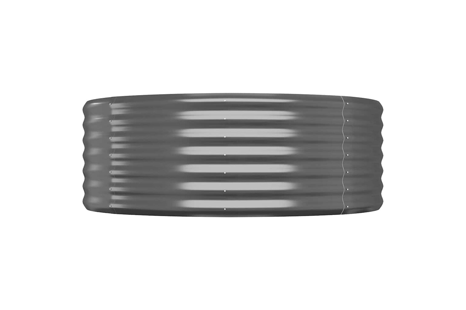 vidaXL 319006 Garden Raised Bed Powder-coated Steel 396x100x36cm Anthracite-3