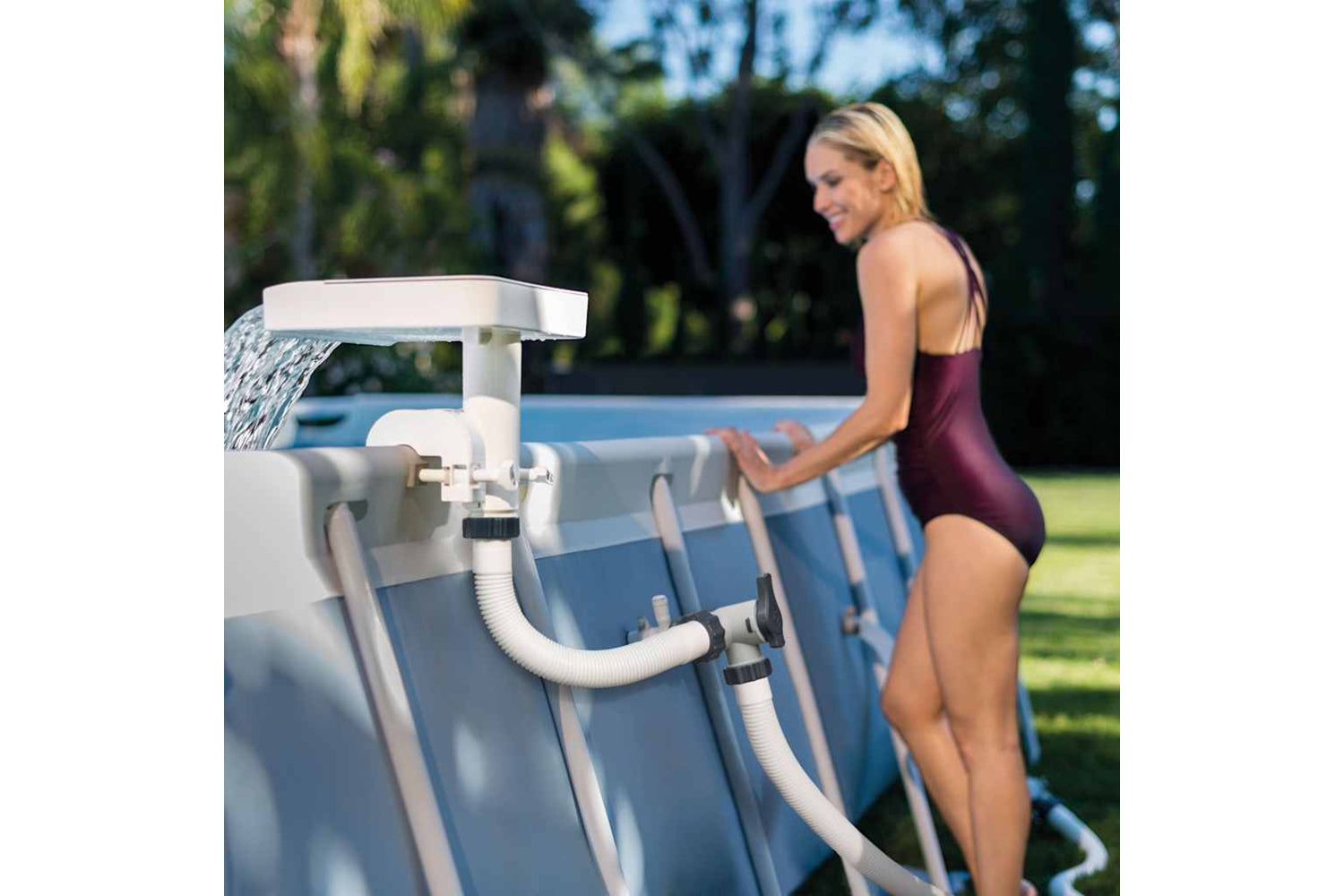 Intex 91522 Intex Pool Led Waterfall Multicolour 28090-4