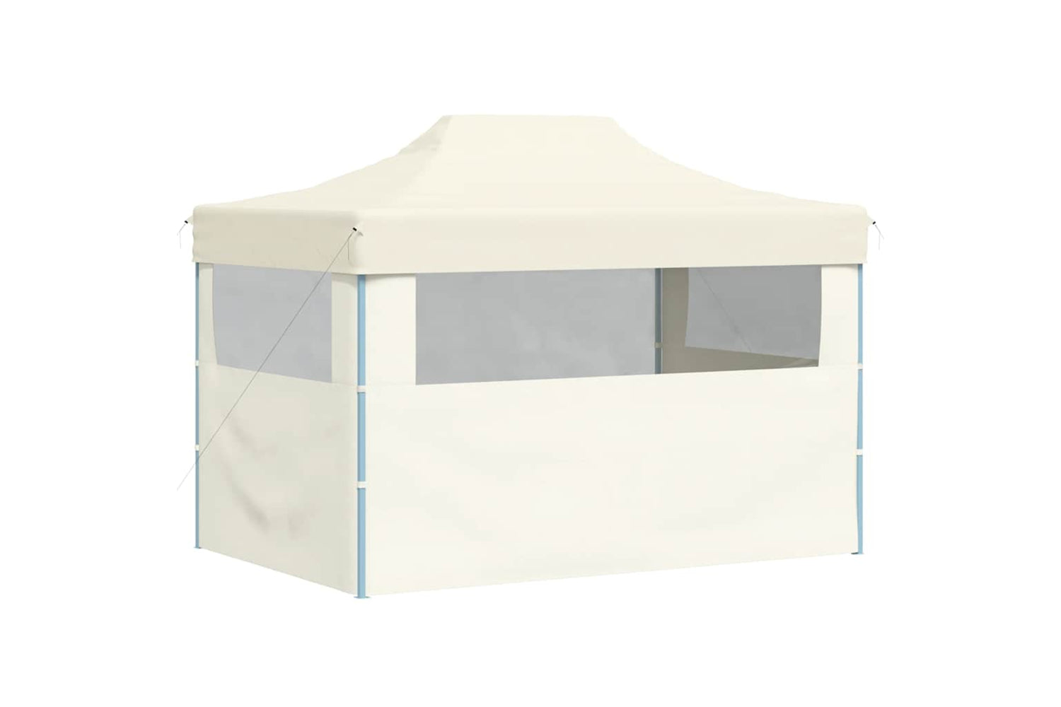 Vidaxl Professional Folding Party Tent With 3 Sidewalls 3x4 M Steel Cream-5