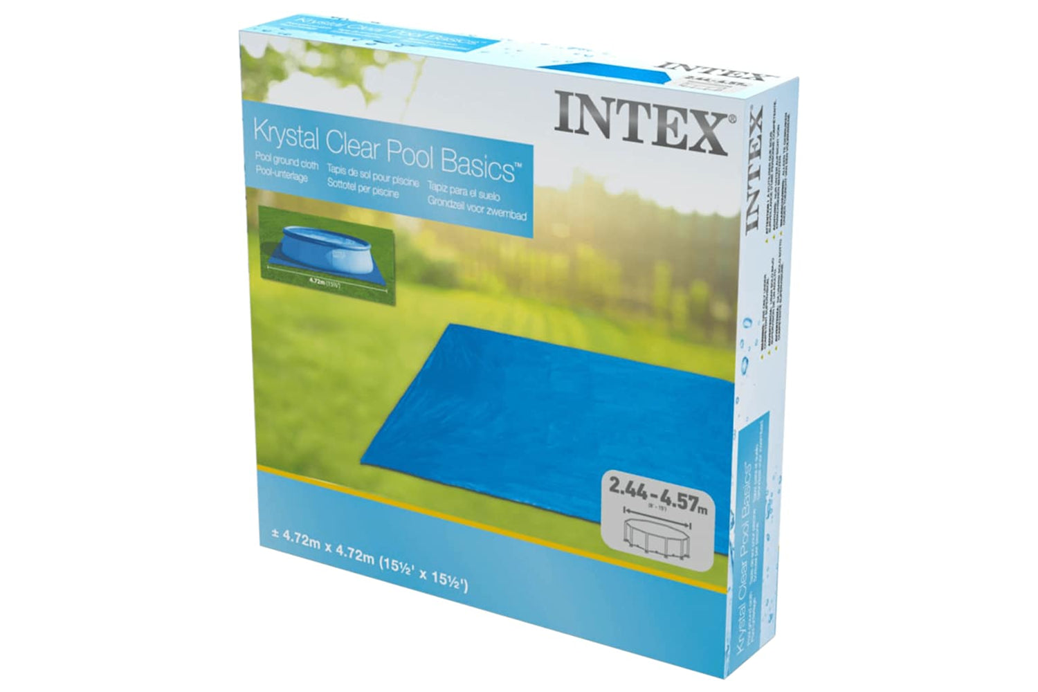 Intex 91517 Intex Pool Ground Cloth Square 472x472 Cm 28048-5