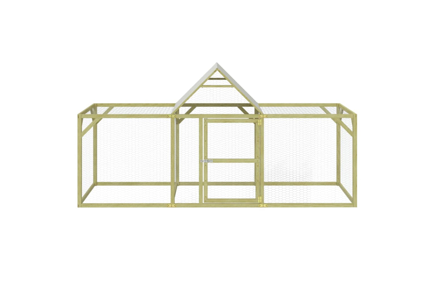 vidaXL 3102982 Chicken Coop 300x100x150cm Impregnated Solid Wood Pine-2