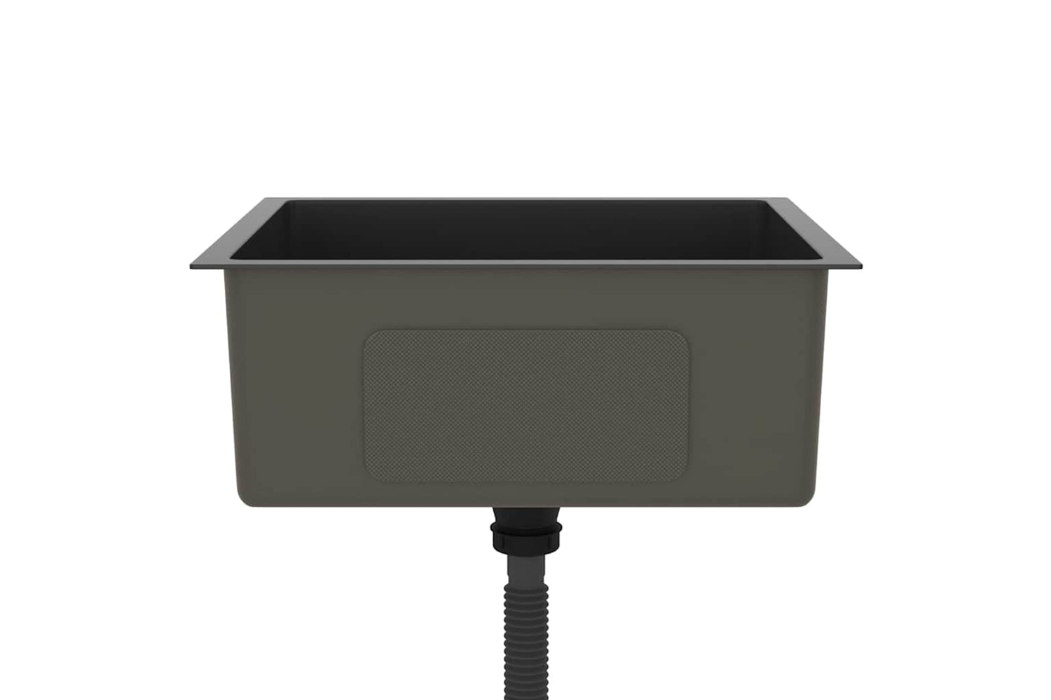 Vidaxl 51503 Handmade Kitchen Sink Black Stainless Steel-4