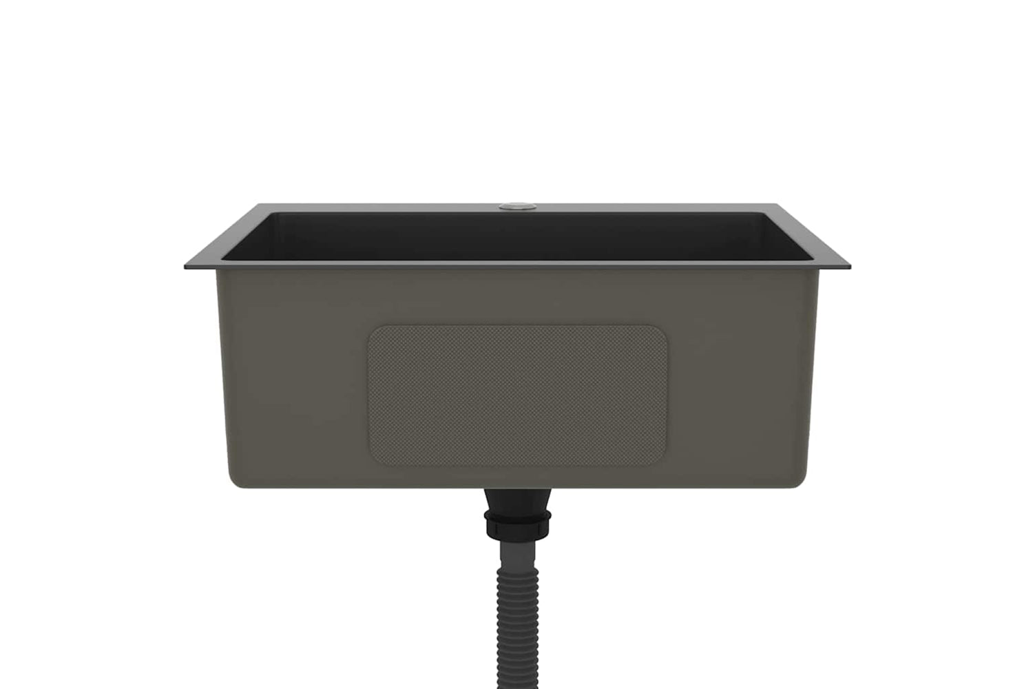 Vidaxl 51513 Handmade Kitchen Sink Black Stainless Steel-4