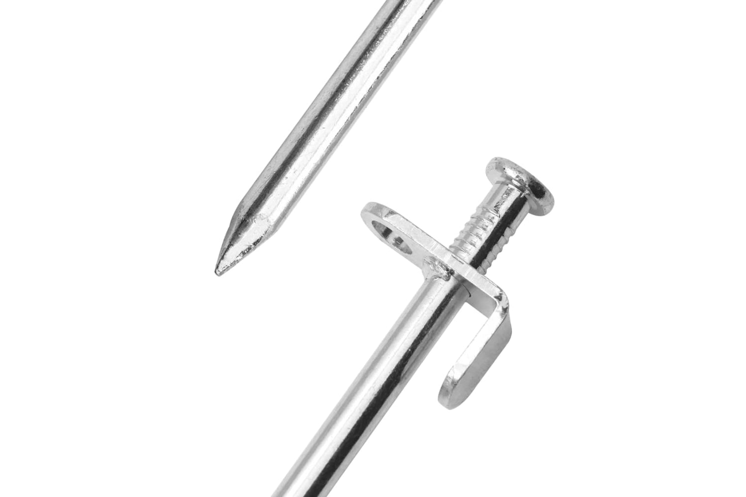 vidaXL 4009358 Tent Pegs 24 Pcs 19.5cm 8mm Galvanised Steel-4