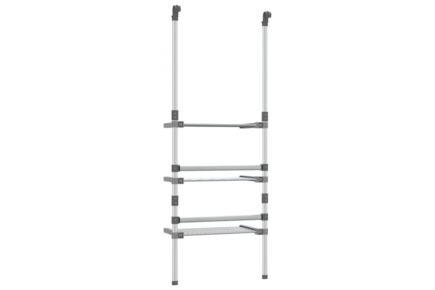 Vidaxl 344383 3-tier Hanging Laundry Drying Rack Aluminium-4