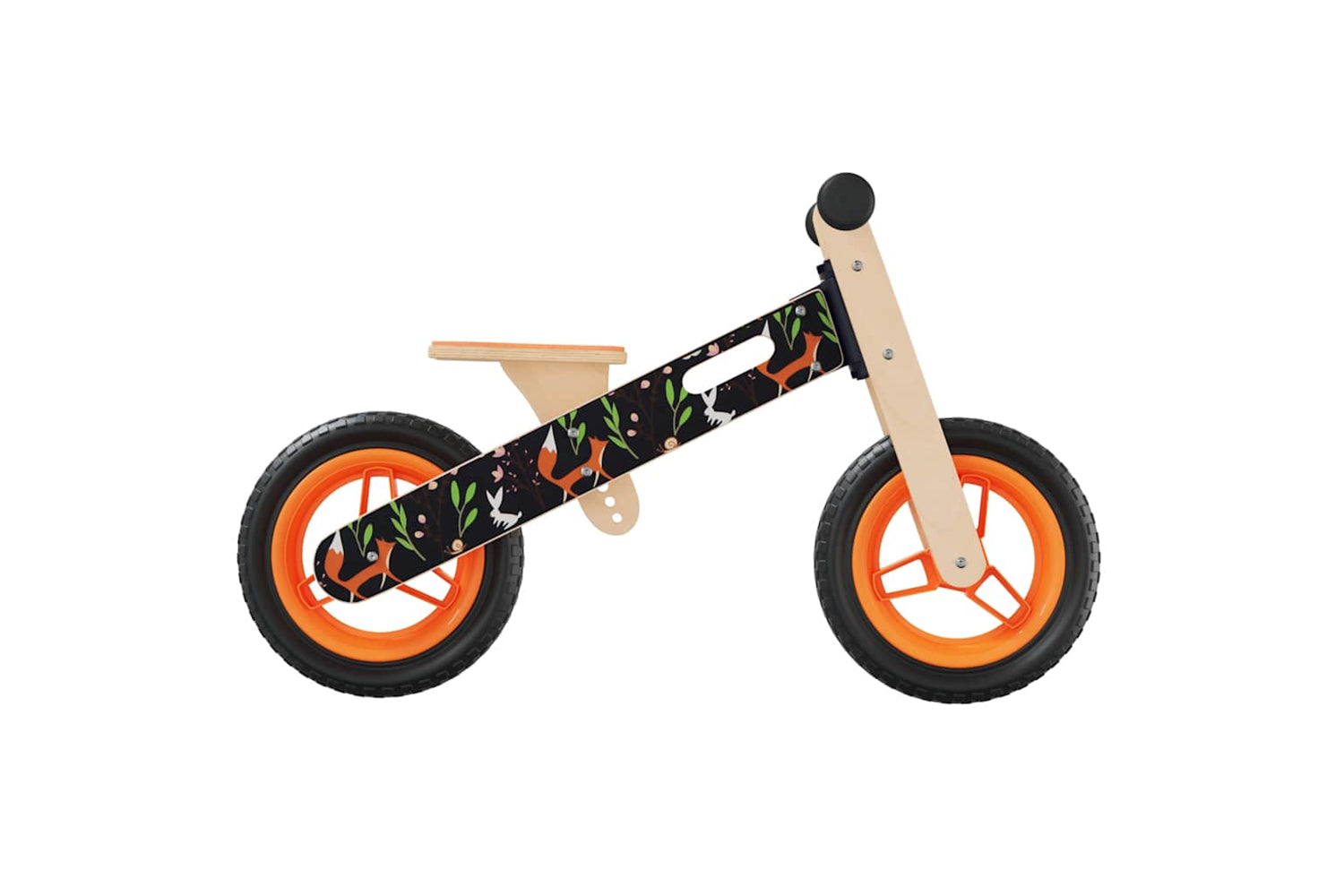 Vidaxl Balance Bike For Children Orange Printed-3