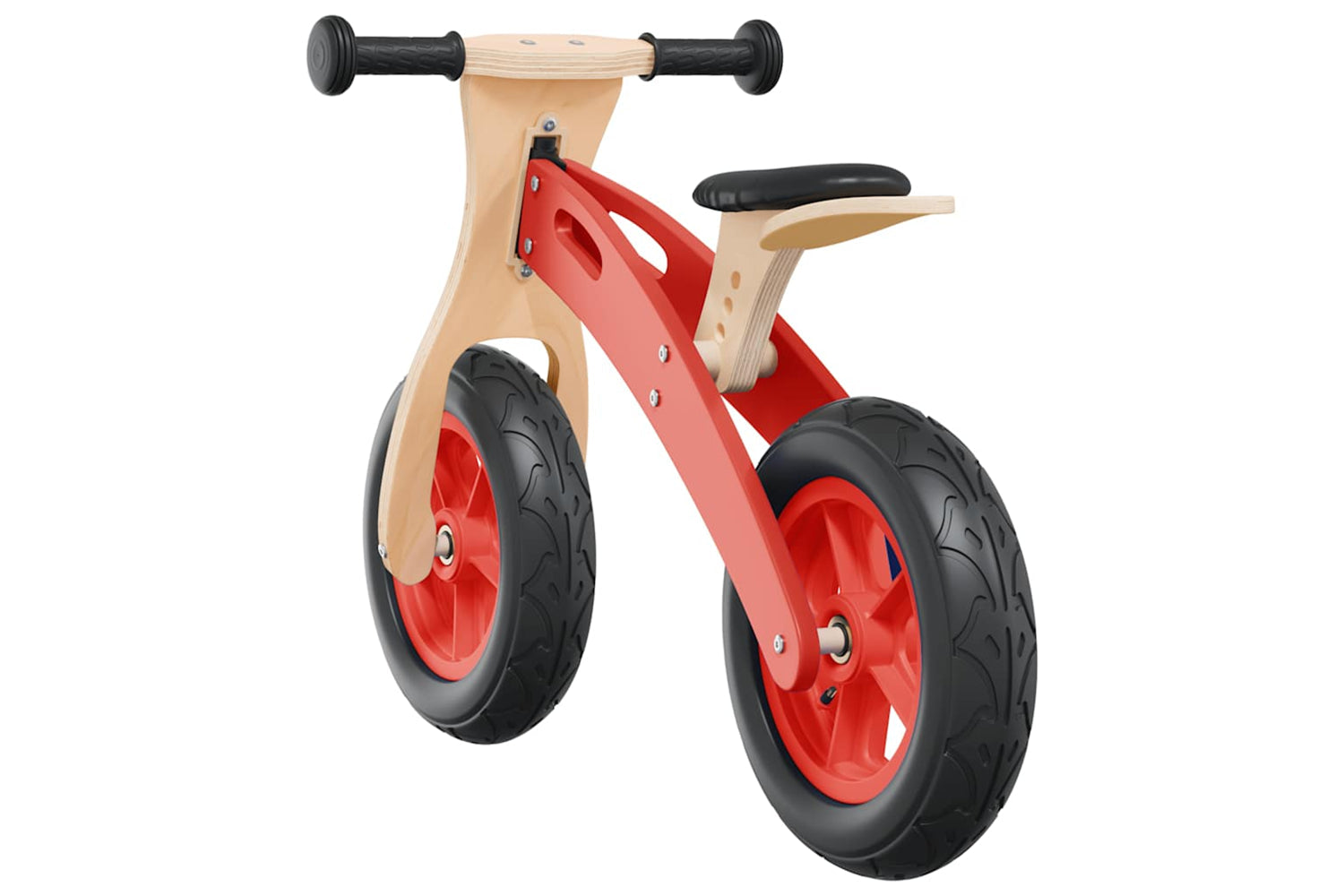 Vidaxl Balance Bike For Children With Air Tyres Red-6