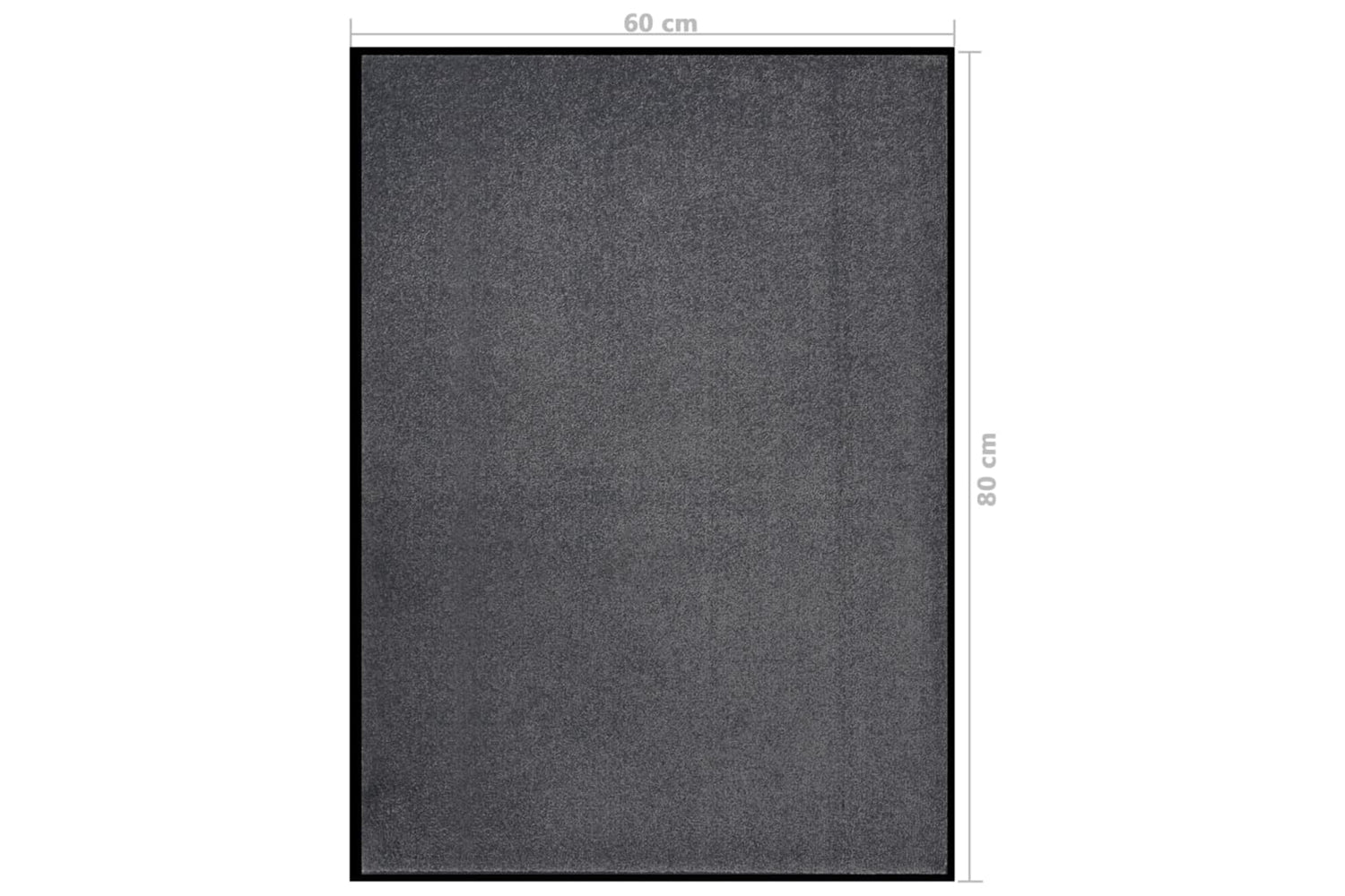 vidaXL 331593 Doormat Anthracite 60x80cm-6