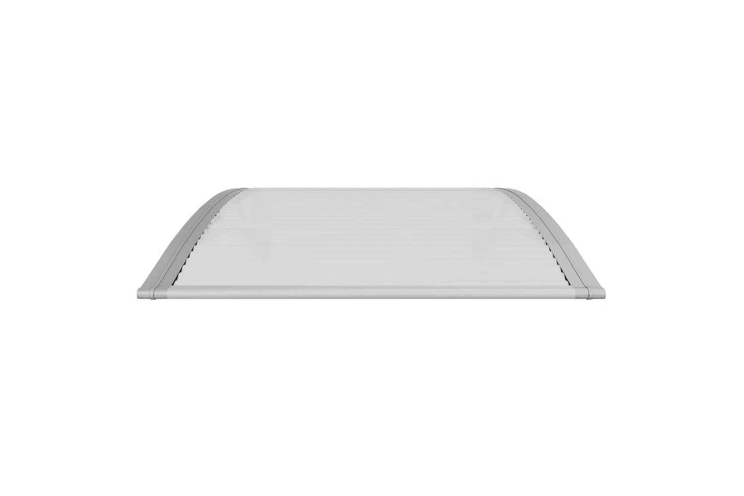 vidaXL 153589 Door Canopy Grey And Transparent 100x80cm Polycarbonate-3