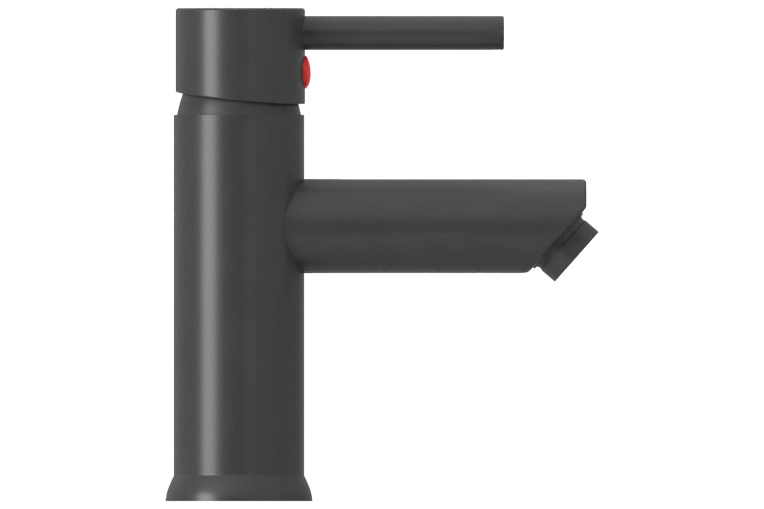 vidaXL 149068 Bathroom Basin Faucet Grey 130x176mm-3