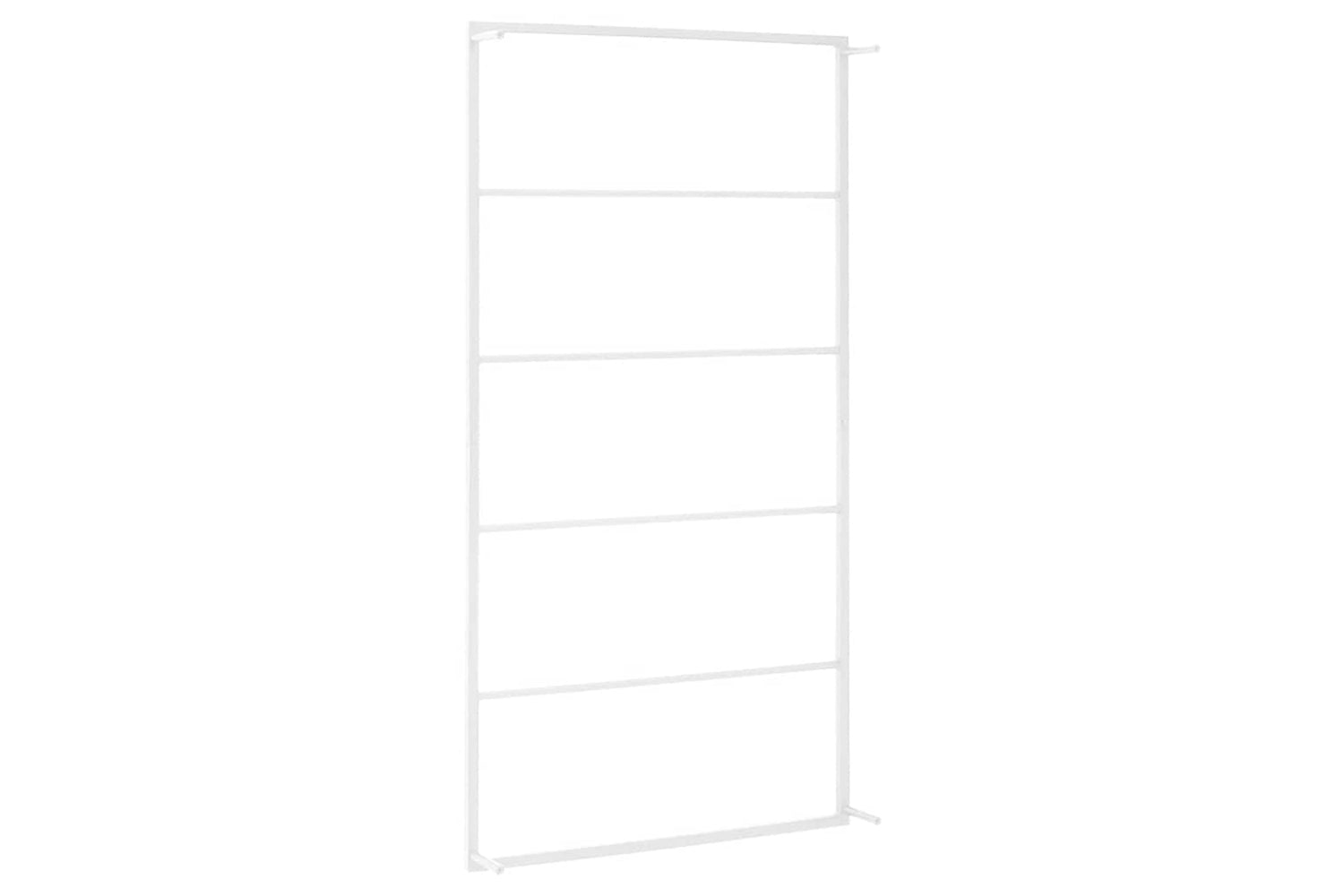 vidaXL 336121 Towel Rack White 60x10x116cm Steel-3